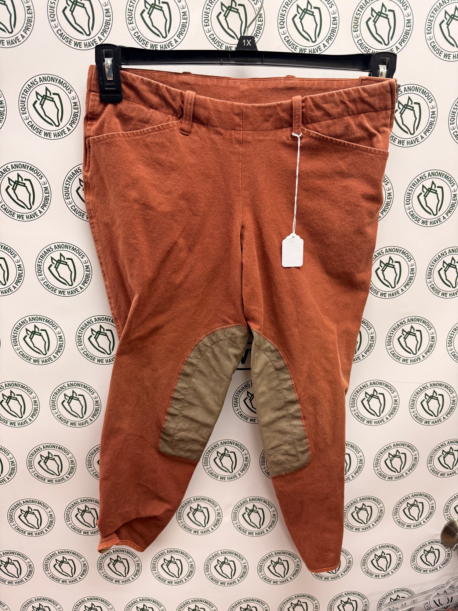 Rust Women's Breeches for fox hunting