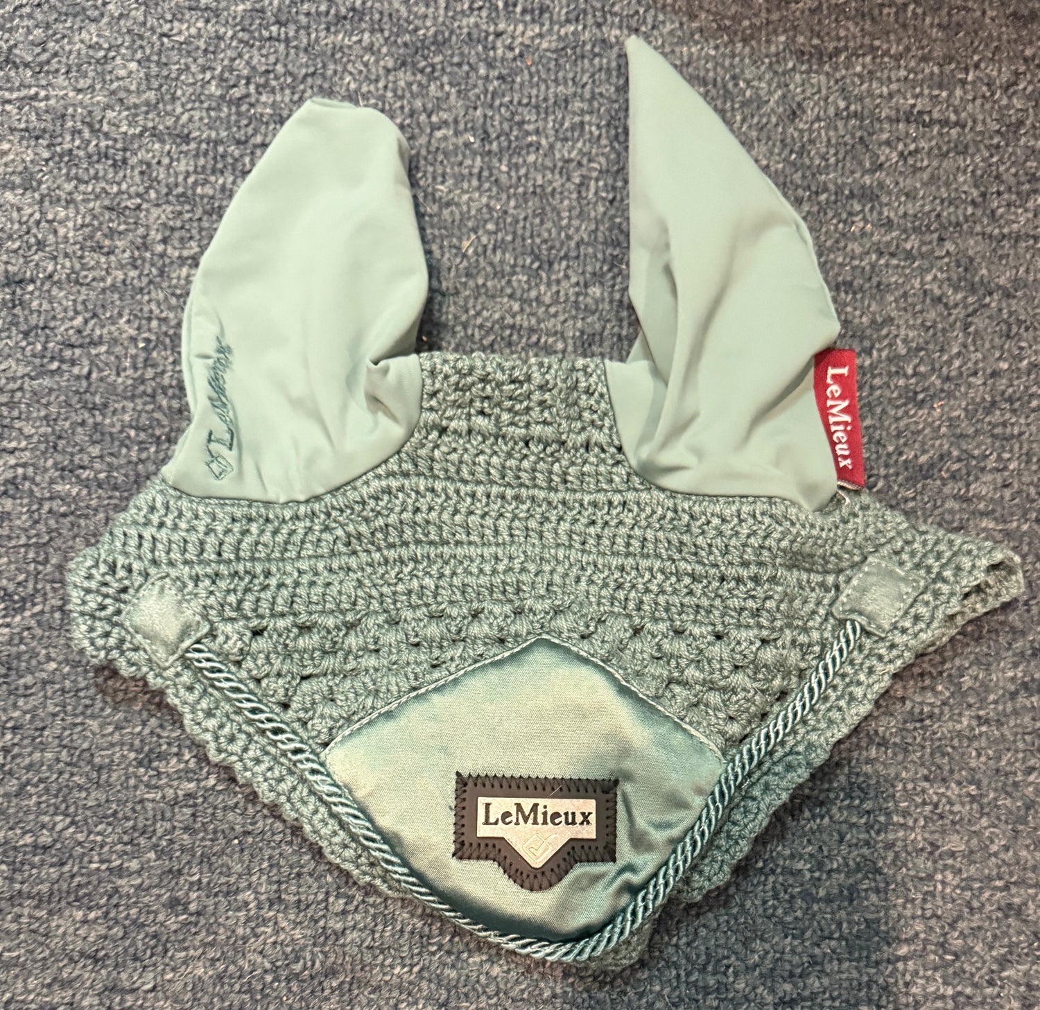 M Lemieux Horse fly bonnet Sage