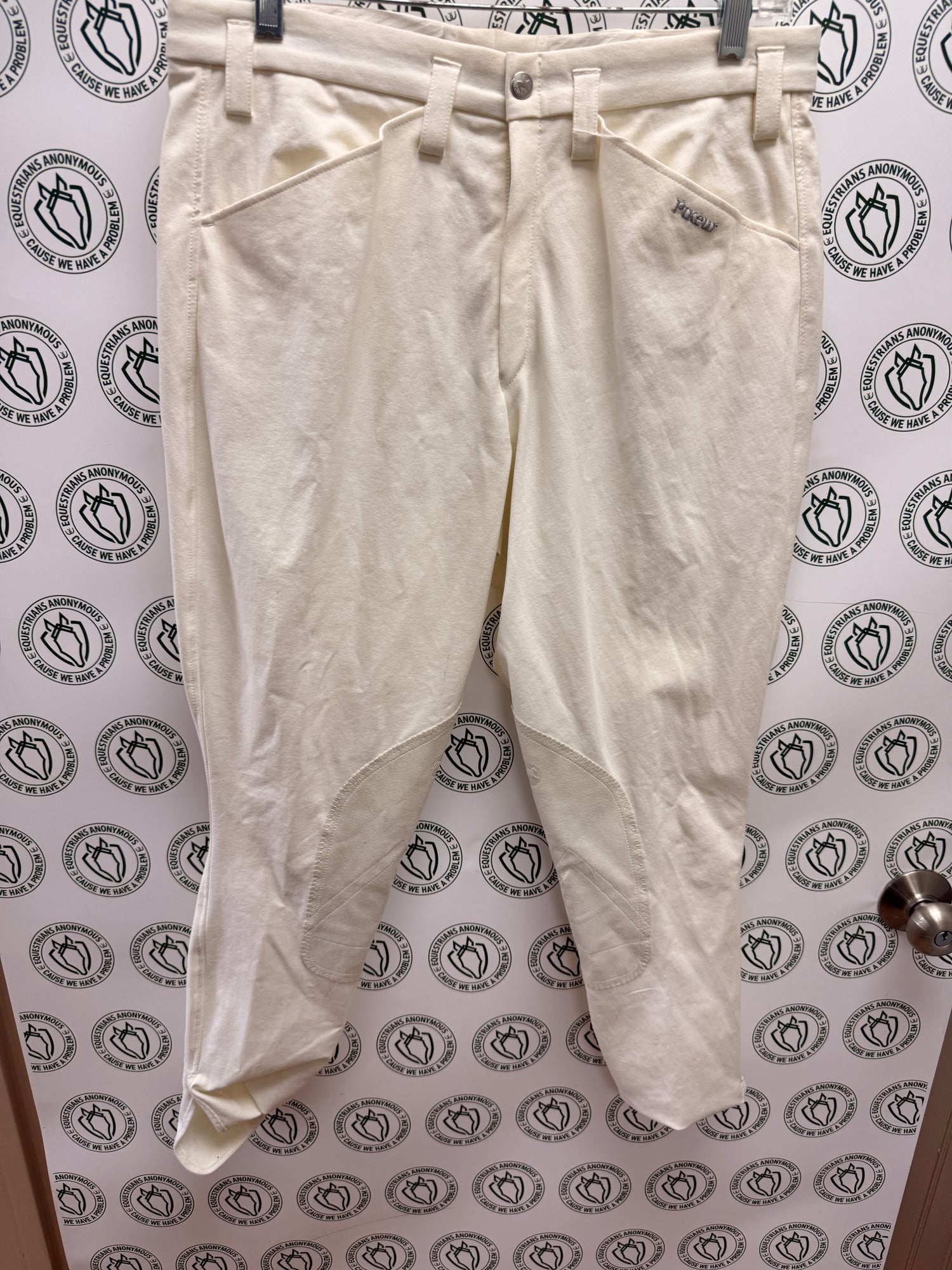 34 Men's Pikeur Men's Knee Patch breech White