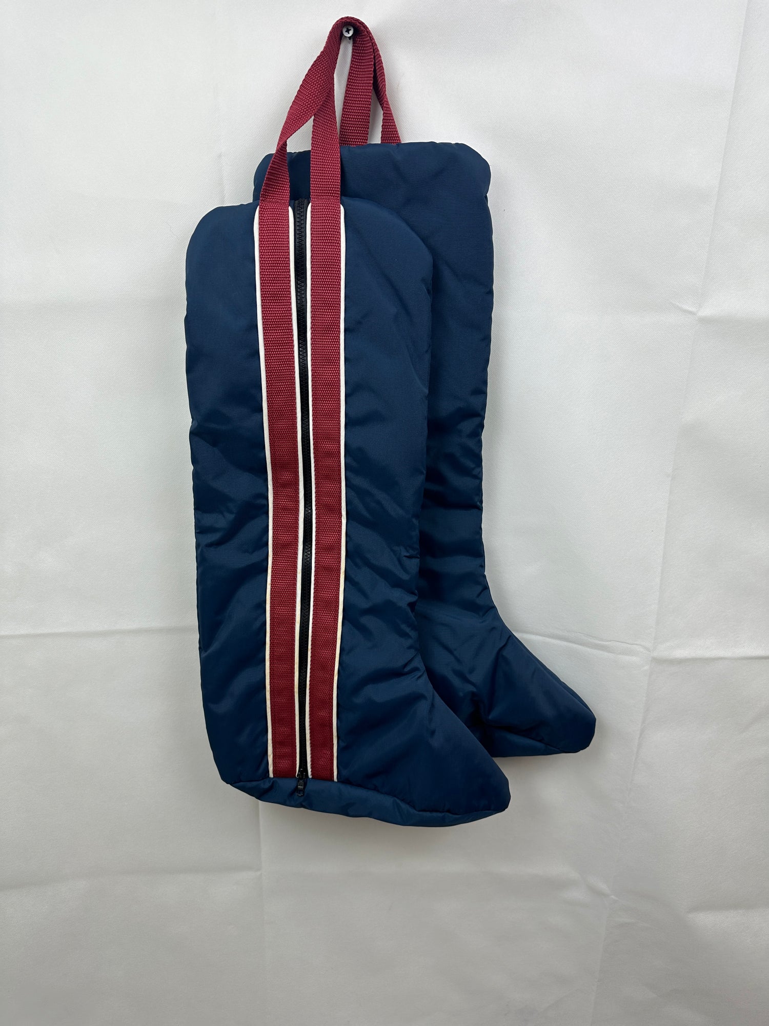 Blue Red stripe Boot Bag