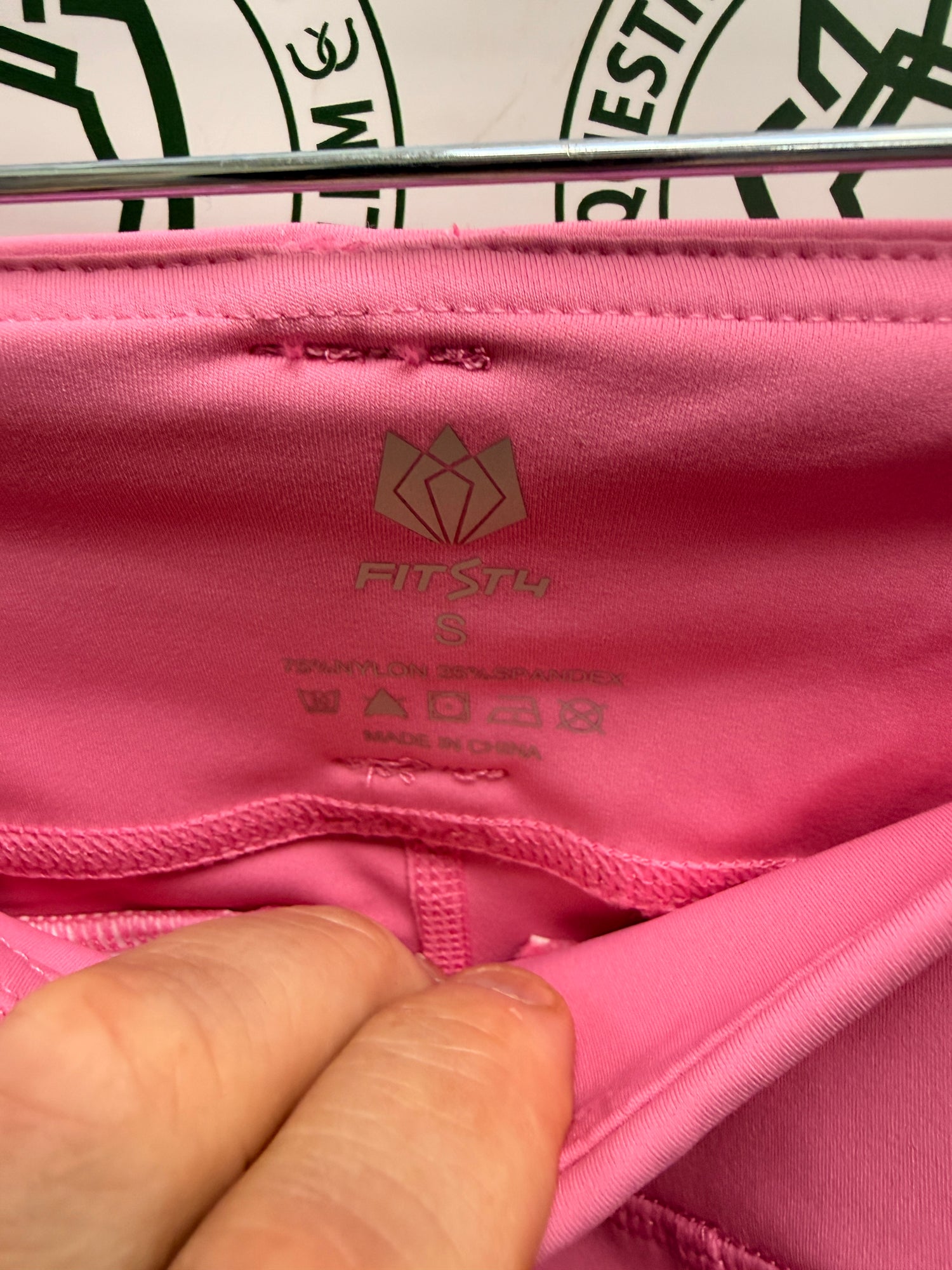 5 (Small) Girls FitsT4 Pink Riding Tights full seat sip pockets
