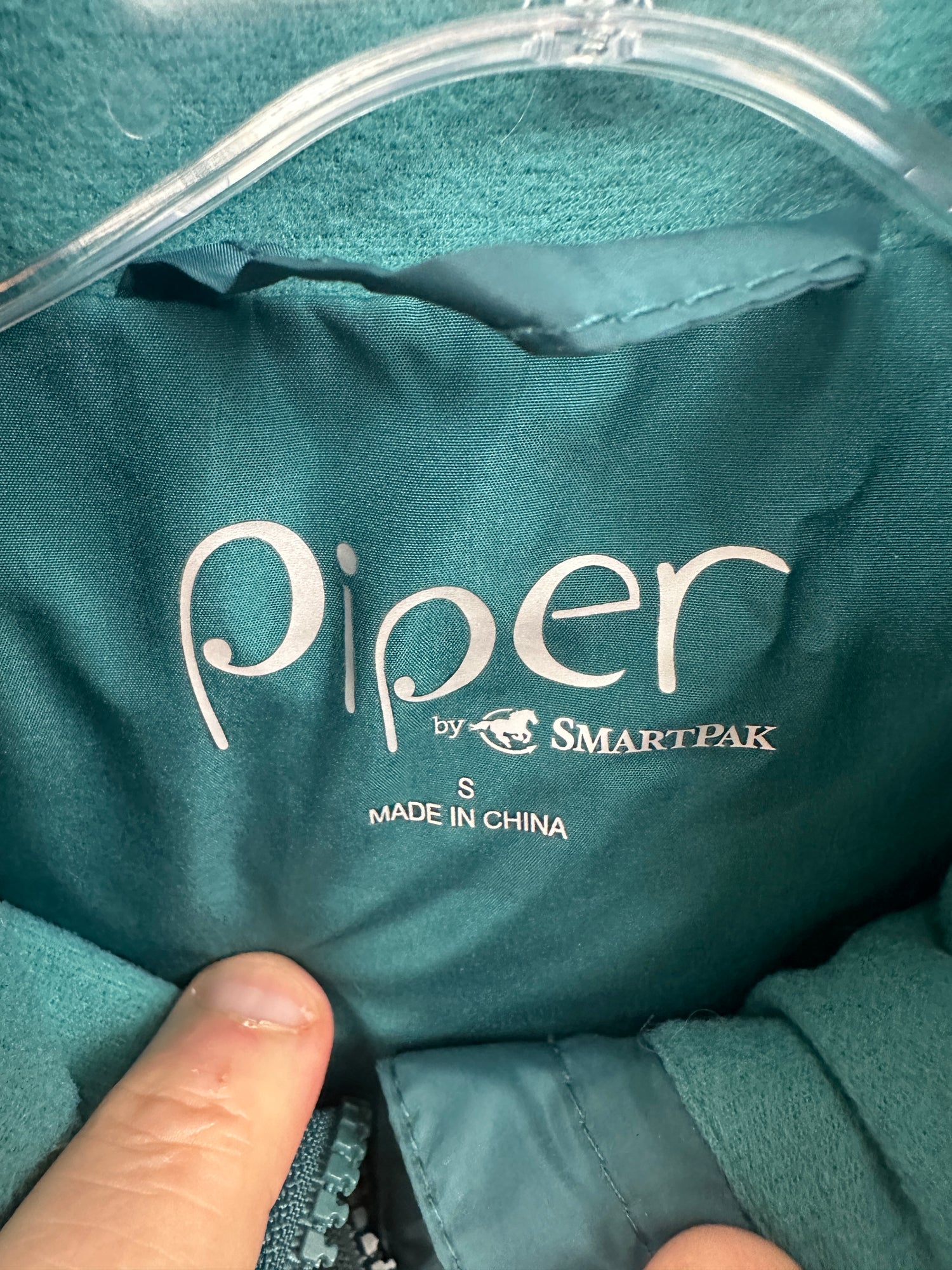 Piper Green Puffy vest Size Med