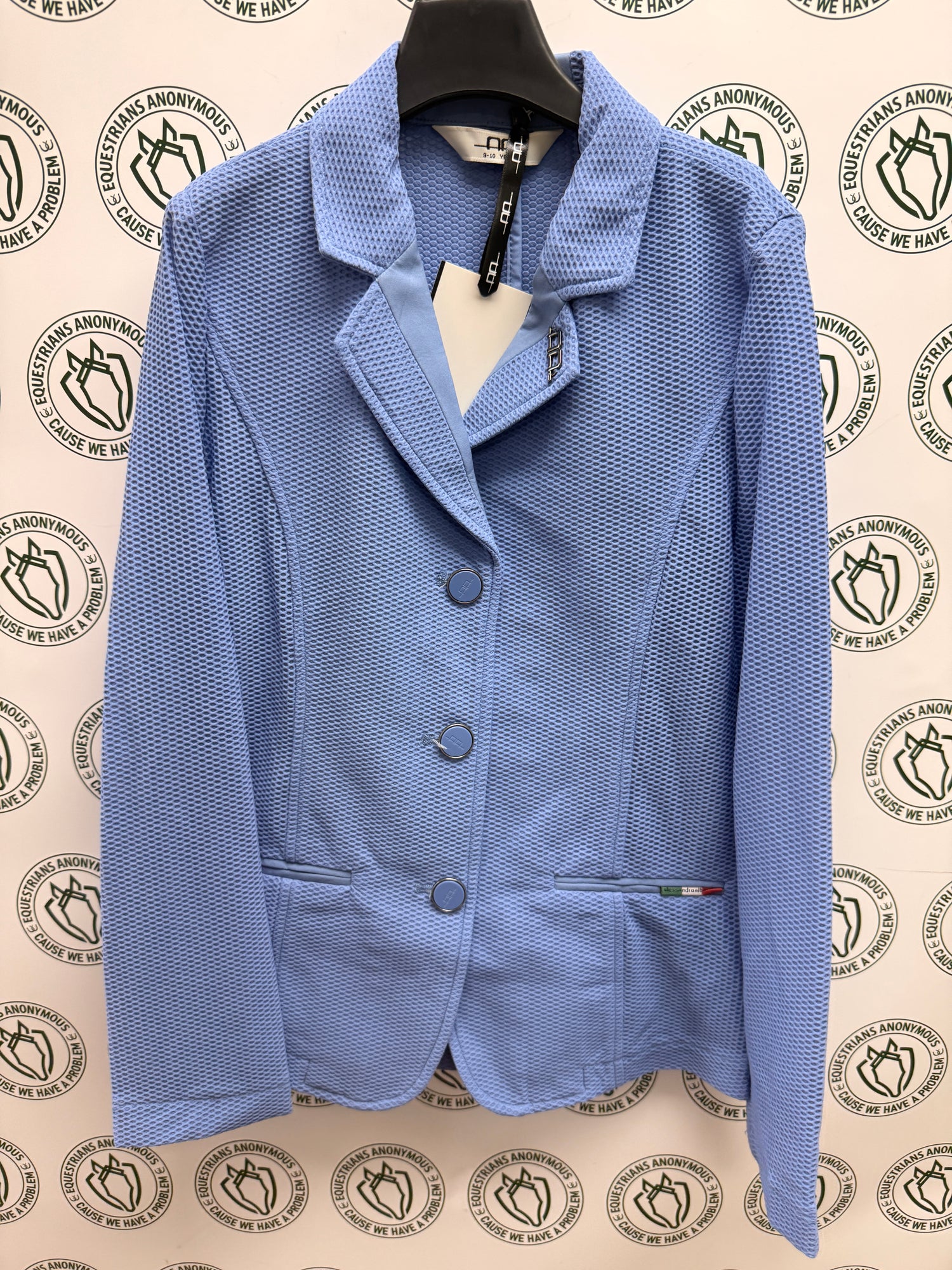 Small Child Horsewares Mesh show coat Sky Blue