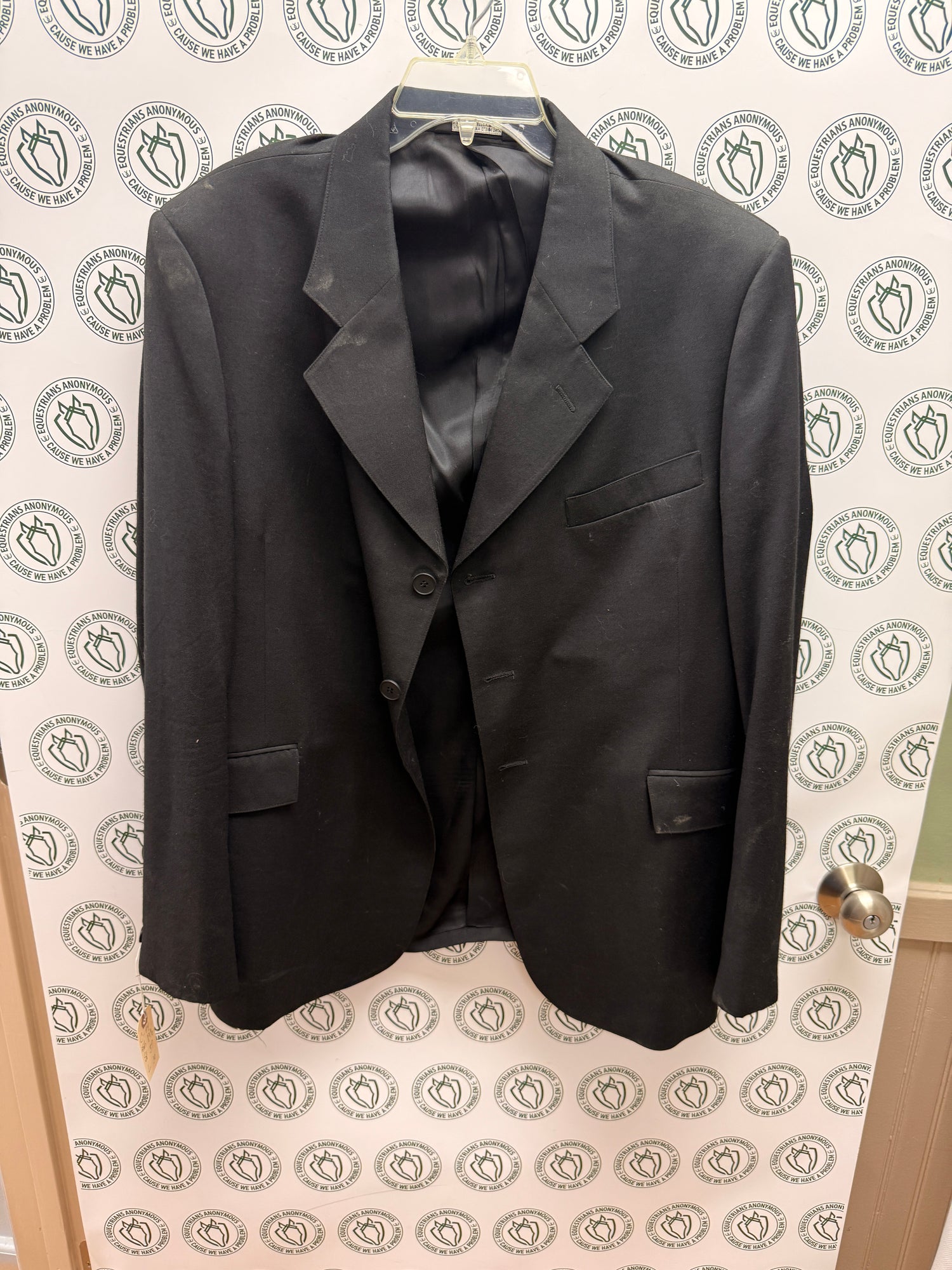 44 Men's Black Hunt coat Lightweight
