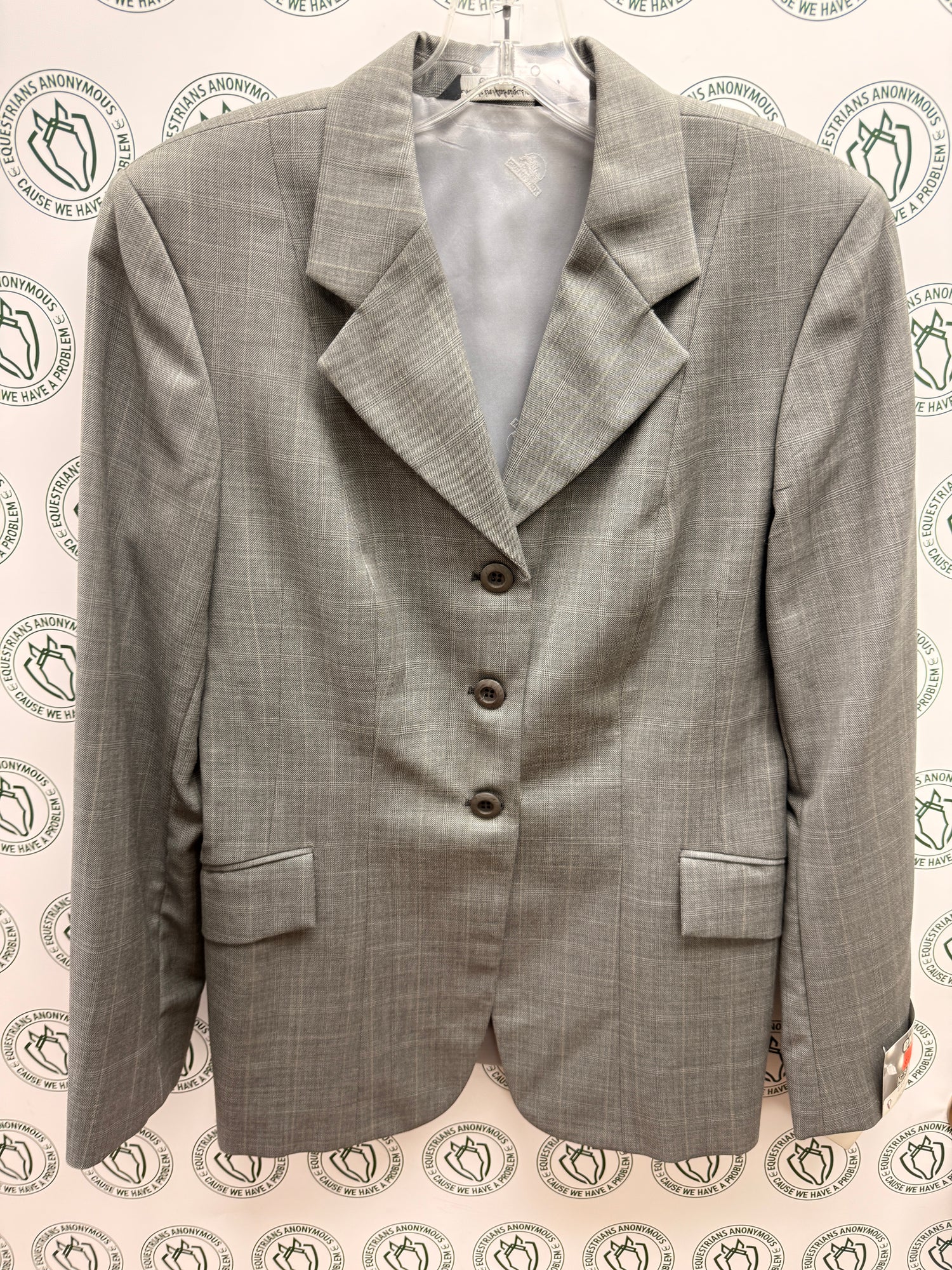 14R Extreme Stretch Grand Prix Grey Plaid slim