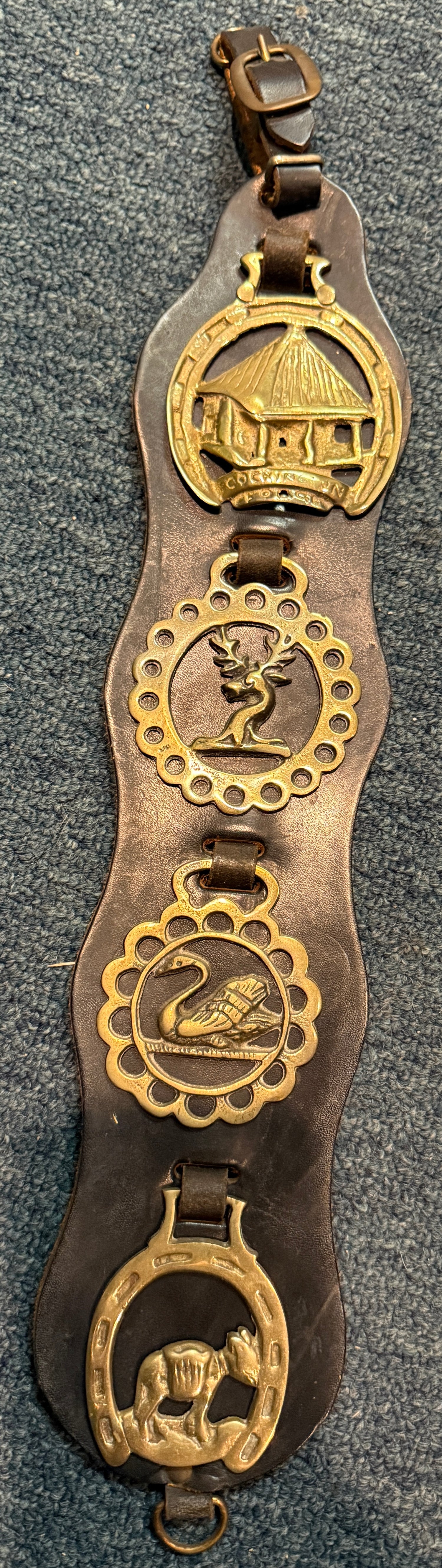 Brass Horse Harness Medallions