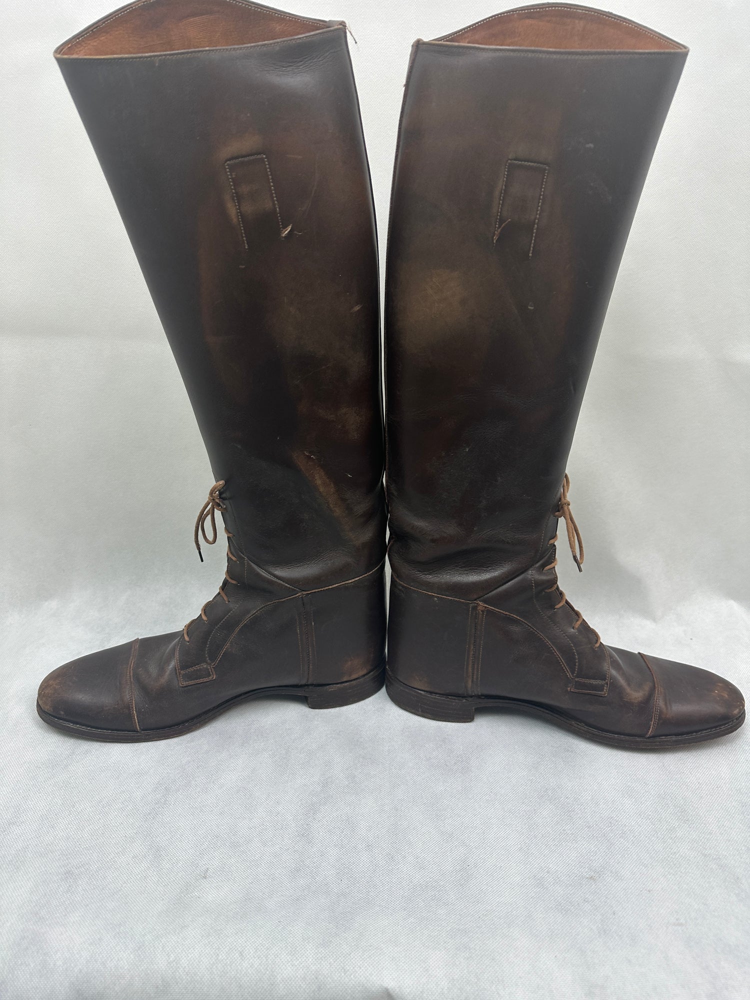 Men's 9.5 Brown Field boots by Marlborough