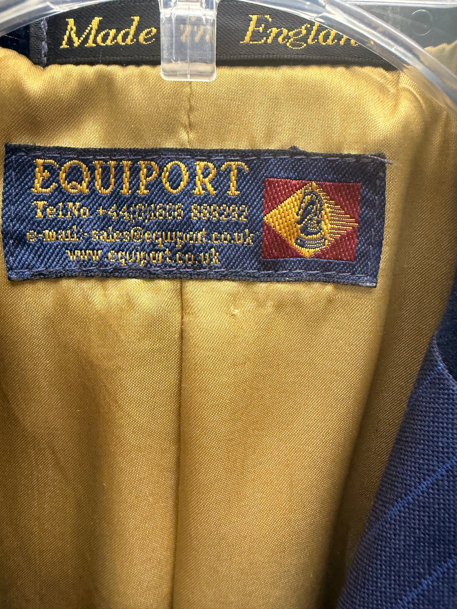 34" Chest Women's show Coat Blue Equiport 3 button