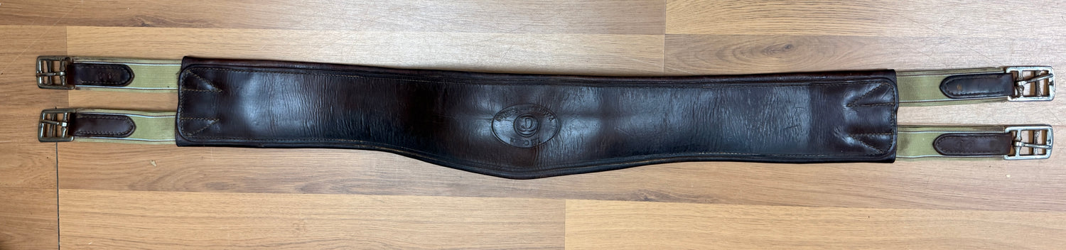 44" Tad Coffin English Leather Girth