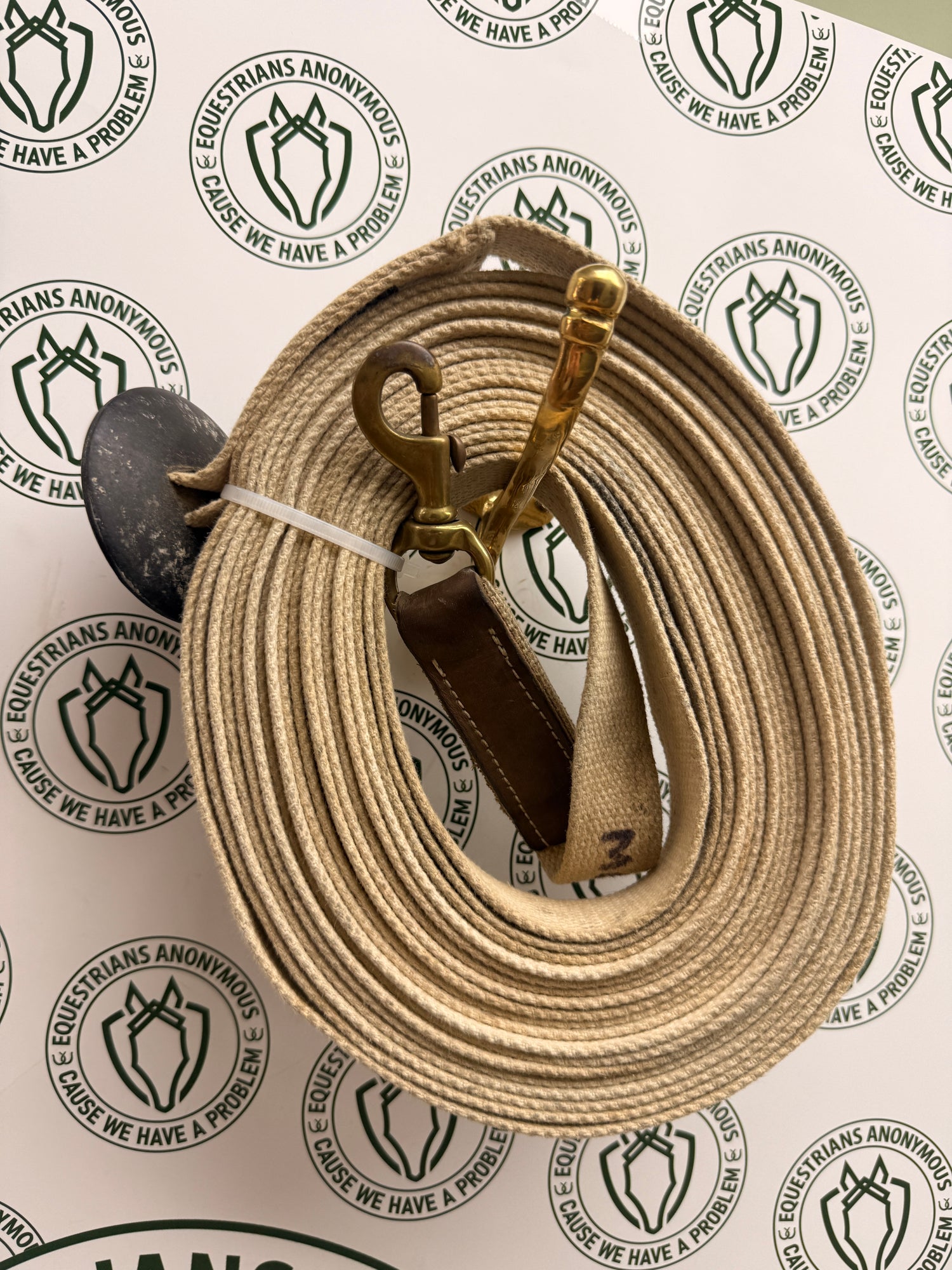 lunge line with rubber end