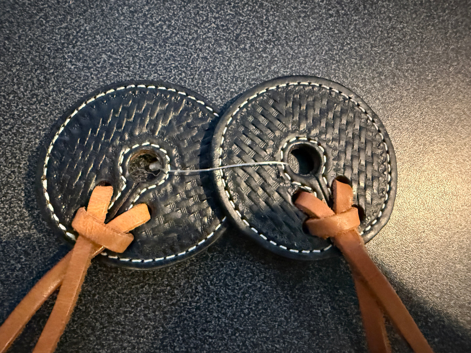 Leather Western Bit Guards