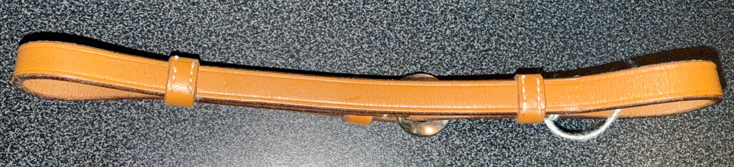 Western Leather Curb Straps