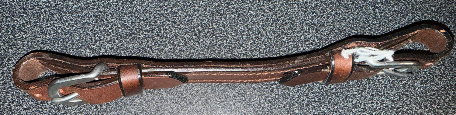 Western Leather Curb Straps