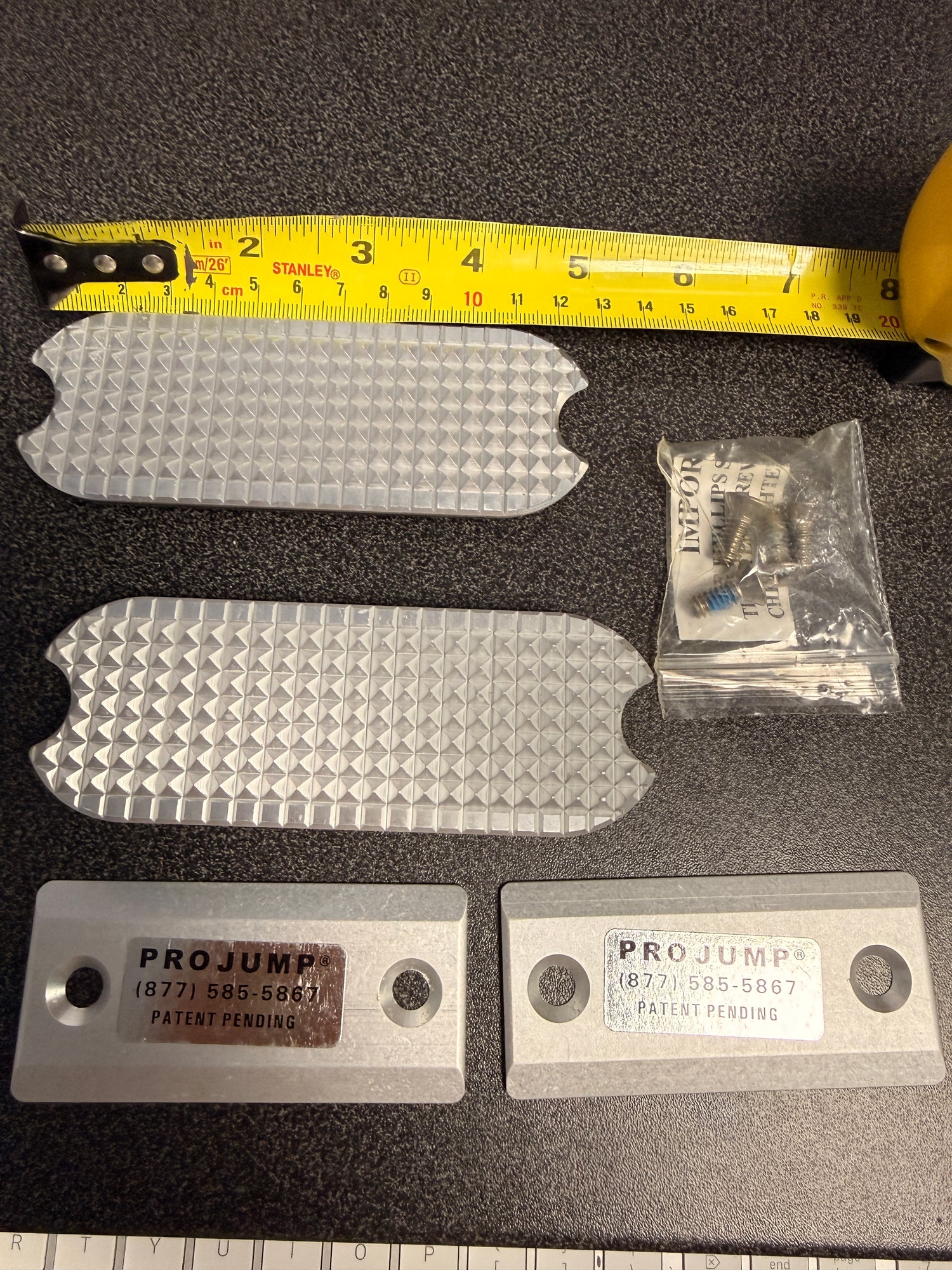 5" Pro Jump replacement foot bed aluminum grater bed