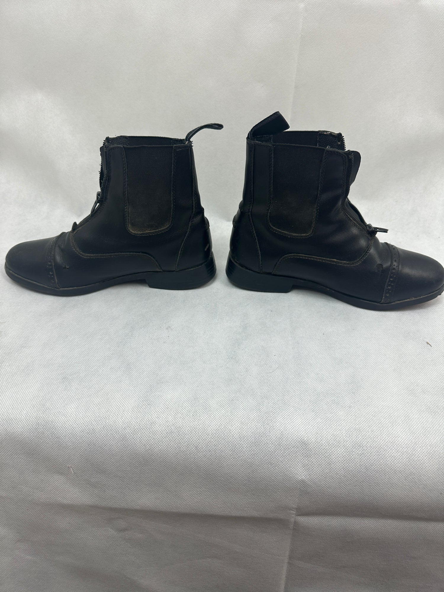 Children's 4C Black Paddock Boots Synthetic