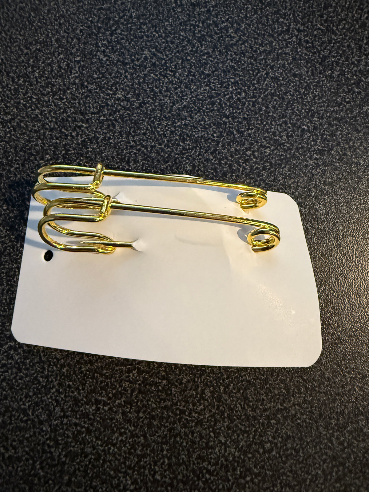 2.5" Gold Color Stock Tie Safety Pin