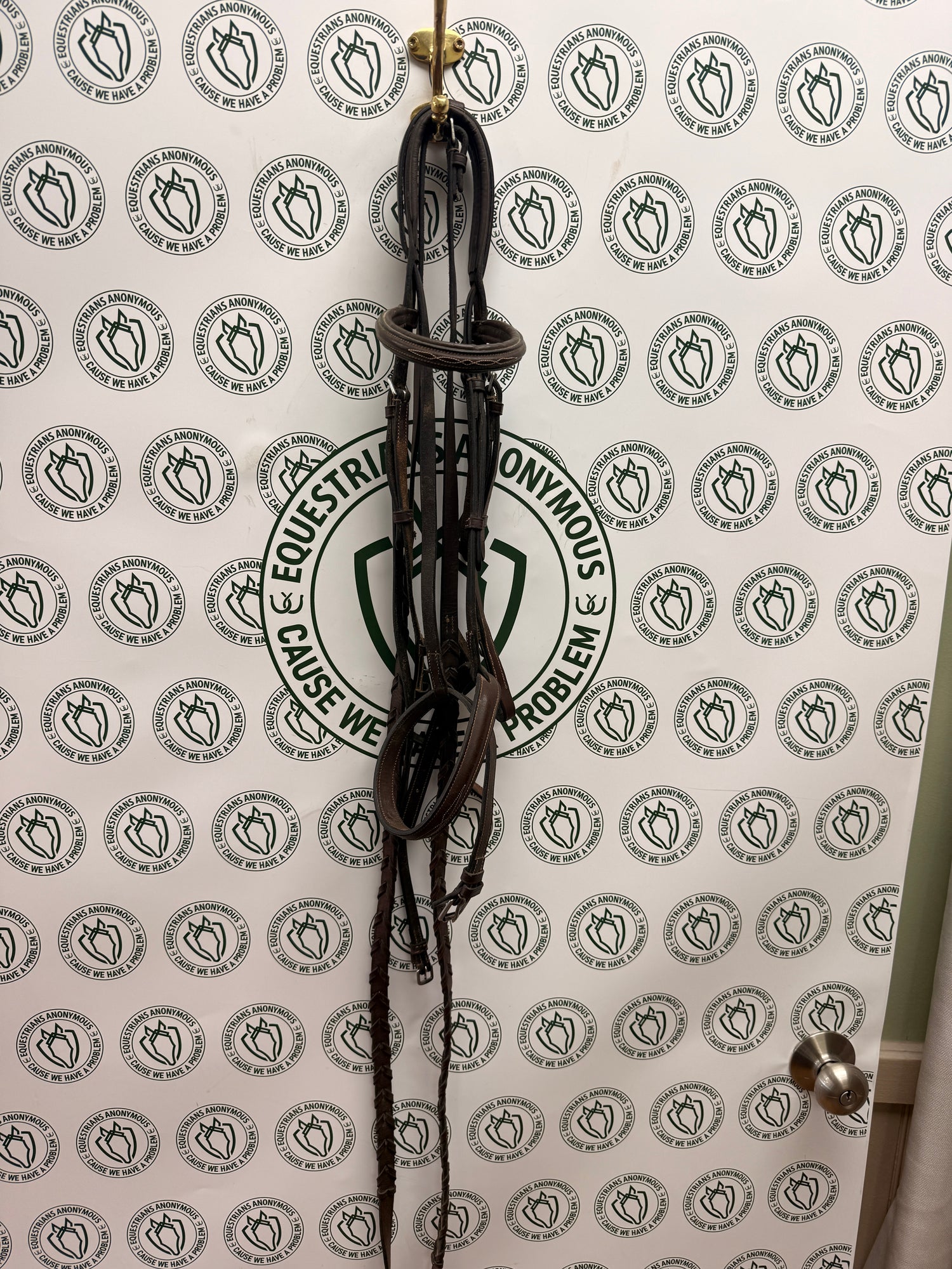 English Hunter Bridle with Reins laced