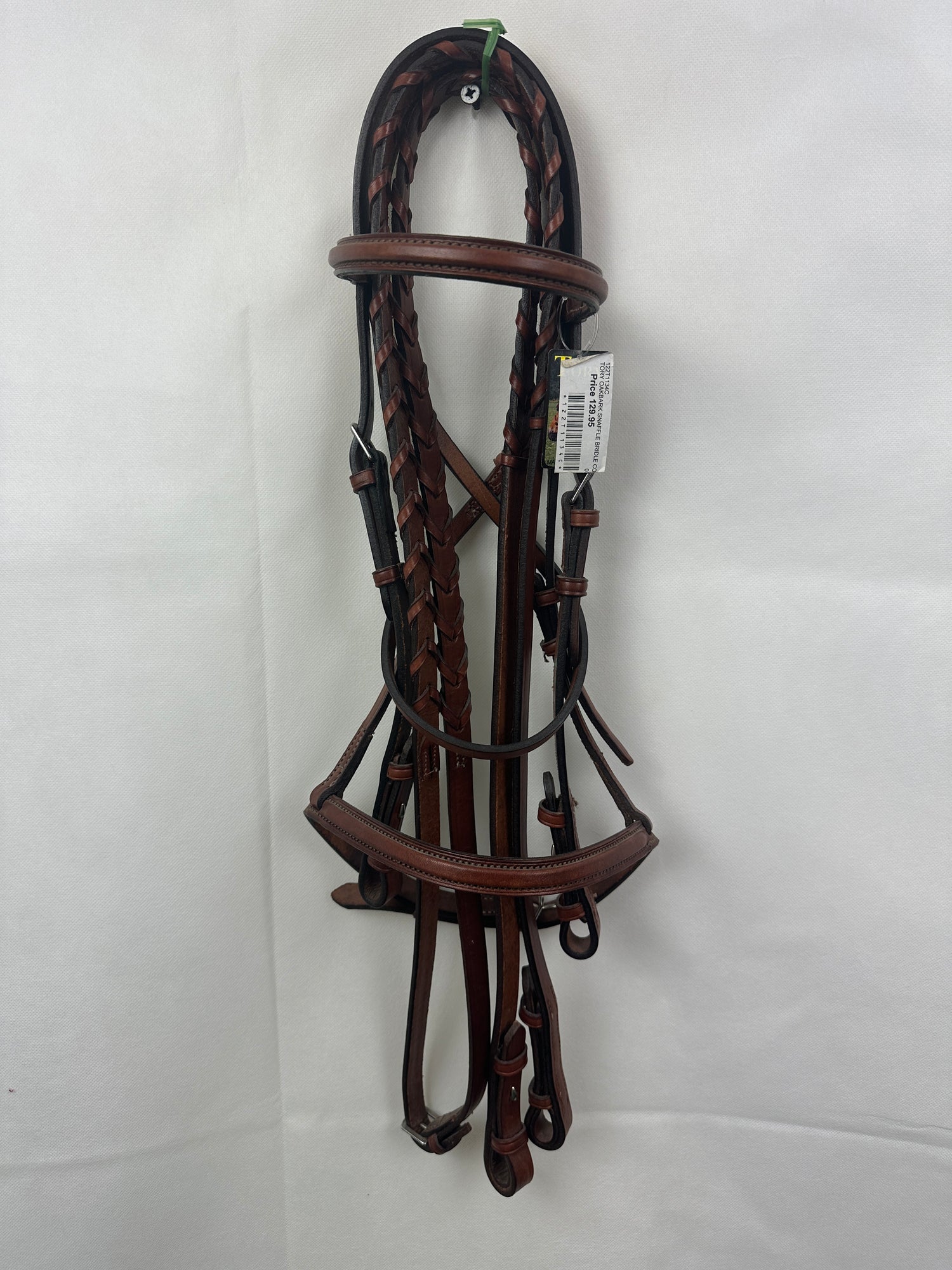 Cob Sized Square Raised Bridle with reins