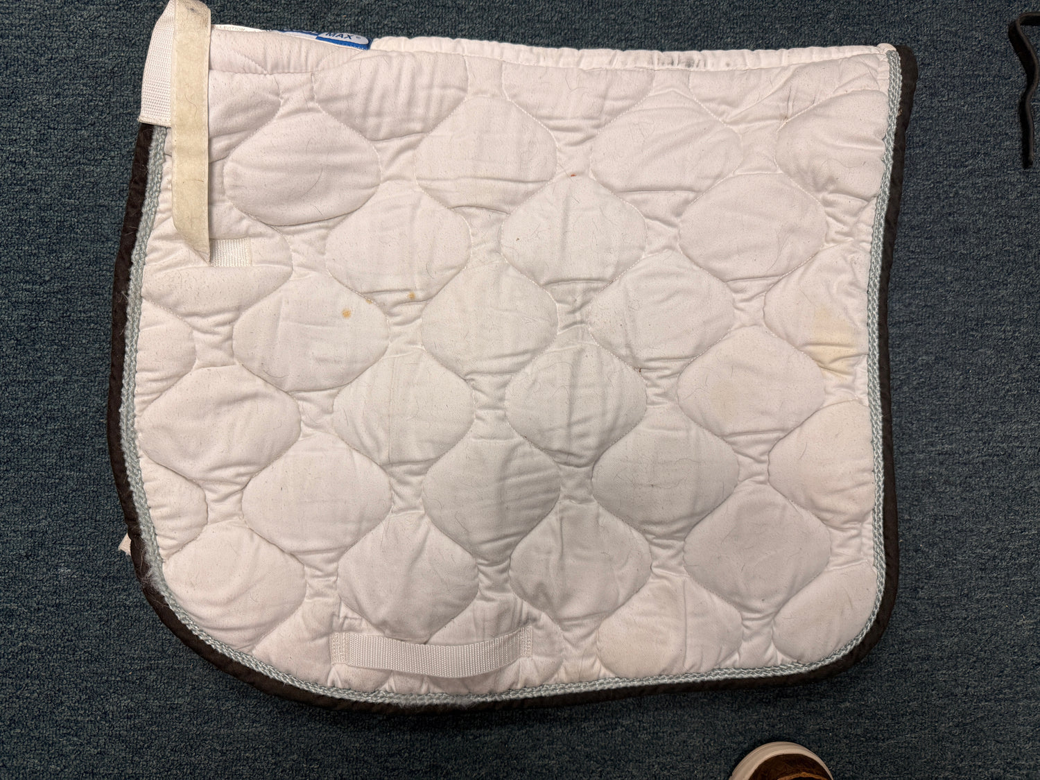 White Coolmax AP Saddle pad