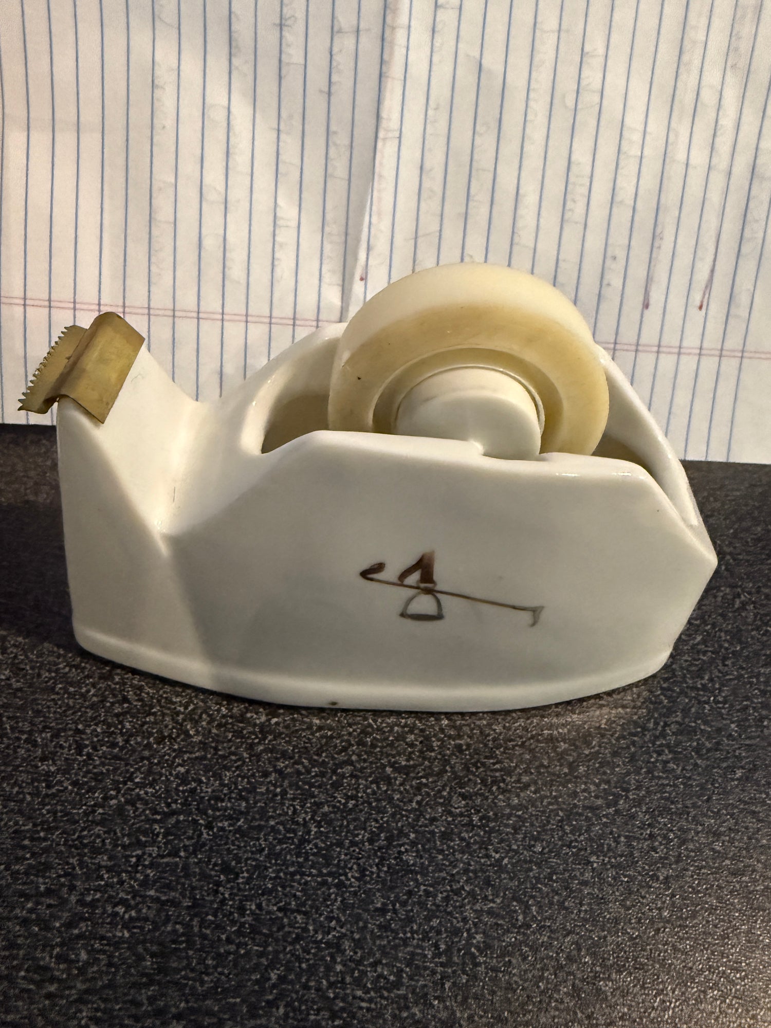 Porcelain take dispenser of hunt theme