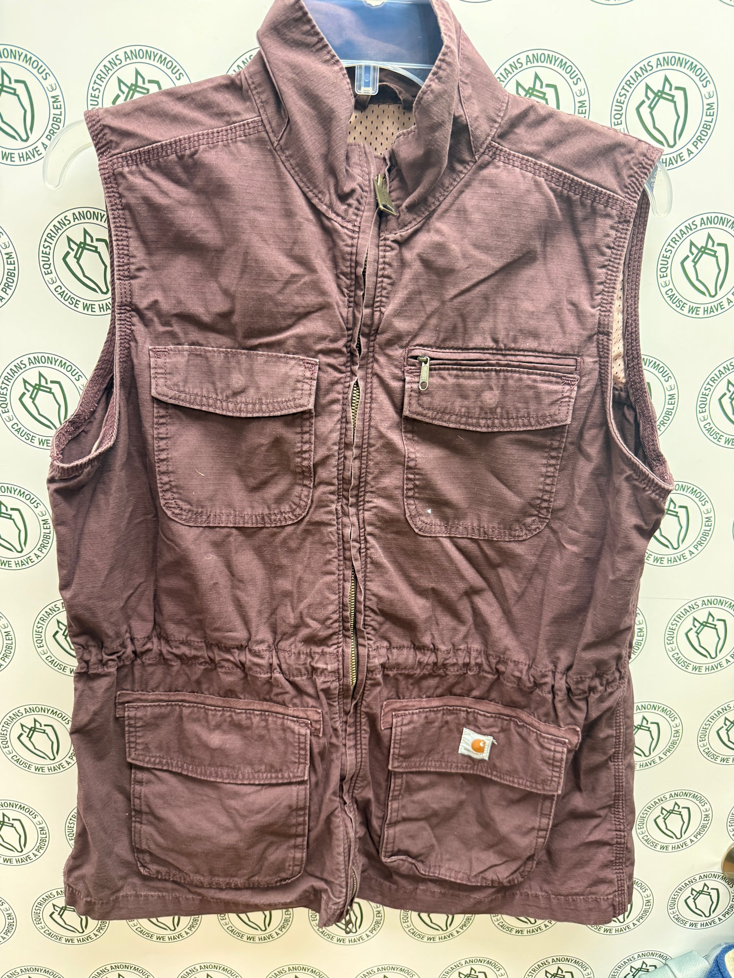 L women's Carhartt Purple Vest