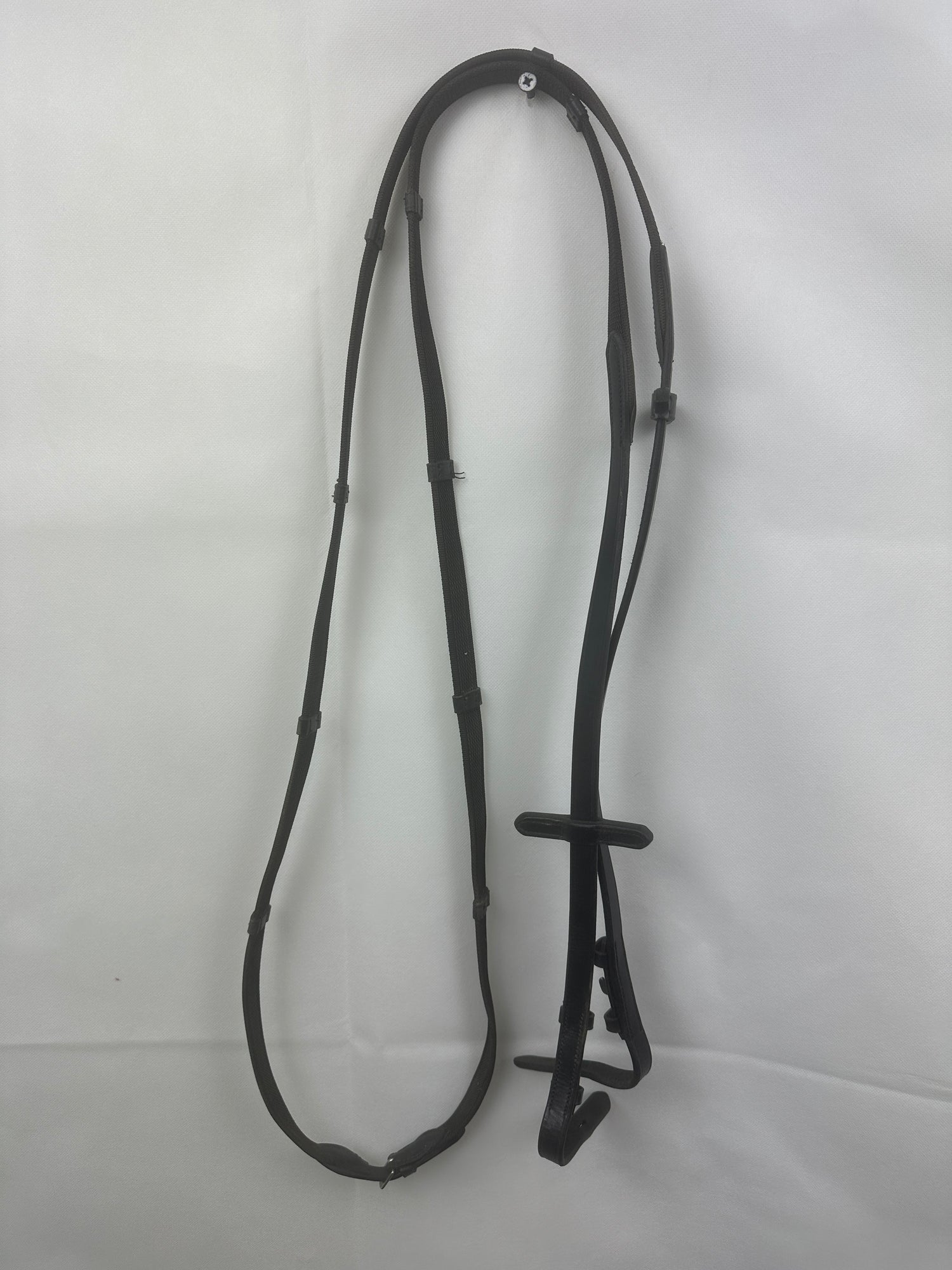 Rubber & leather  English Reins