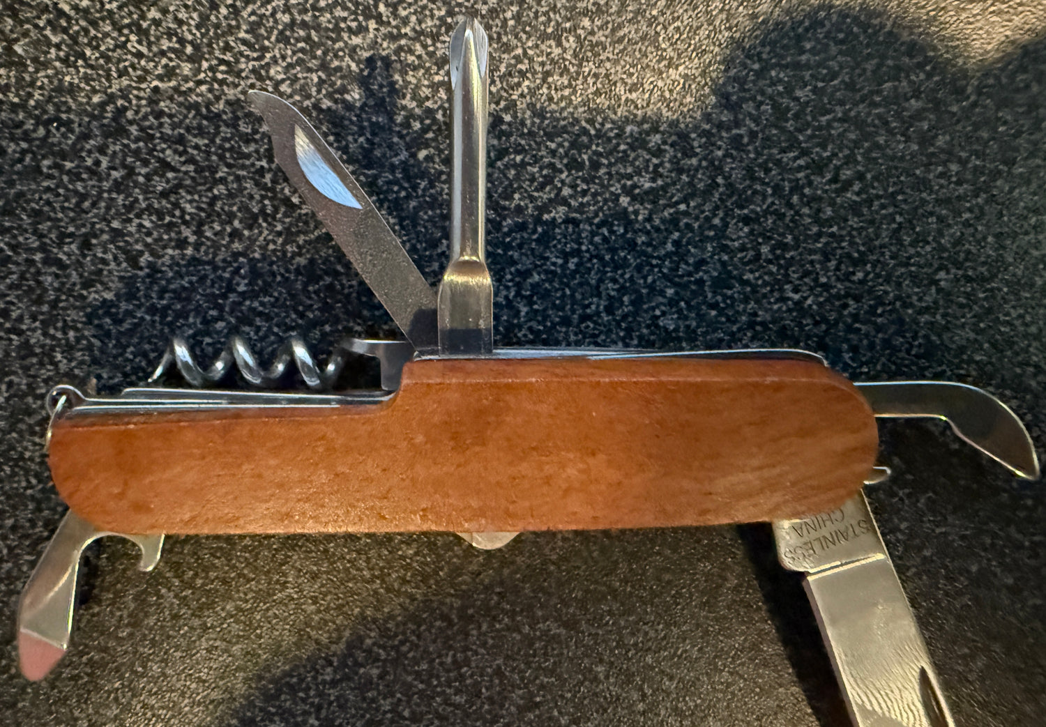 Wood 8 in 1 Multi Utility Knife