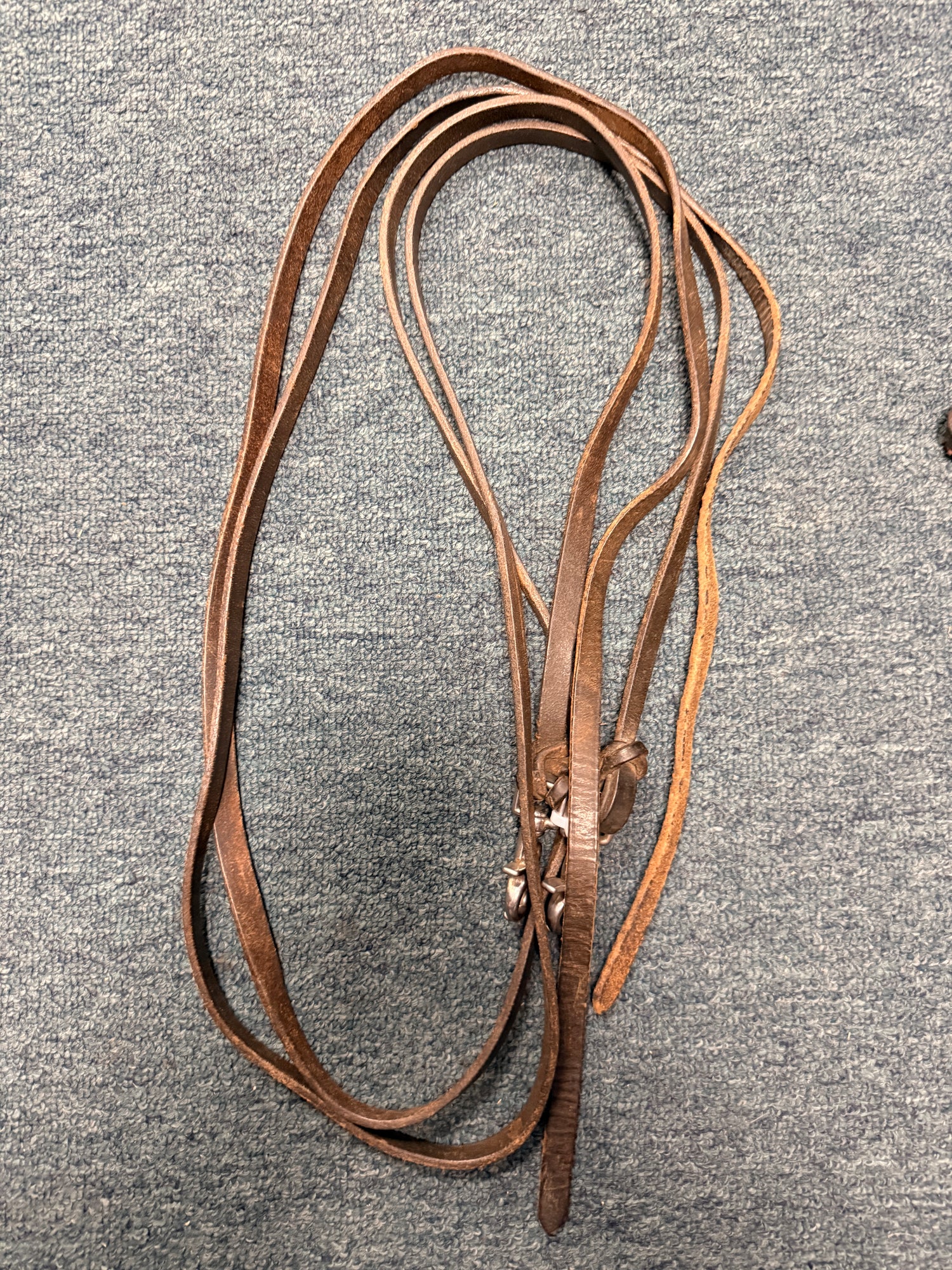 Clip end Split leather reins