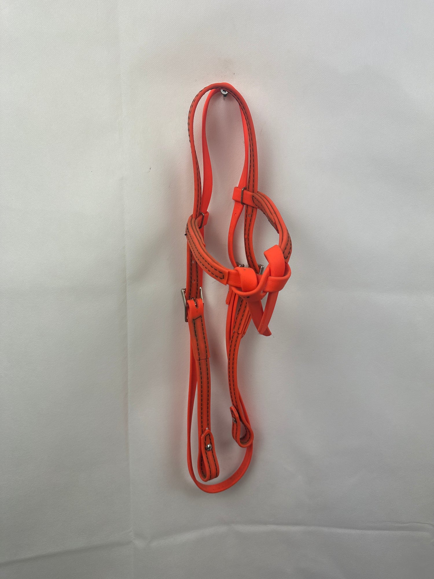 Western Headstall Neoprene Blaze Orange