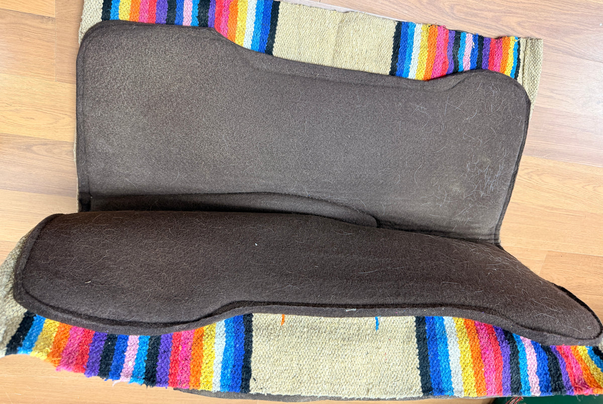 Western Rug with felt underside pad