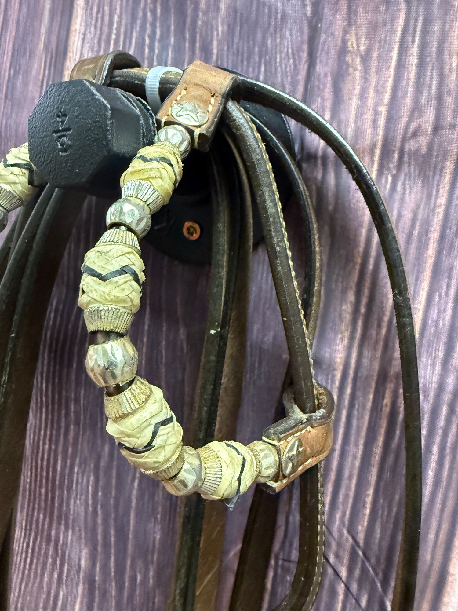 Western Show two ear Bridle with matching reins just Beautiful