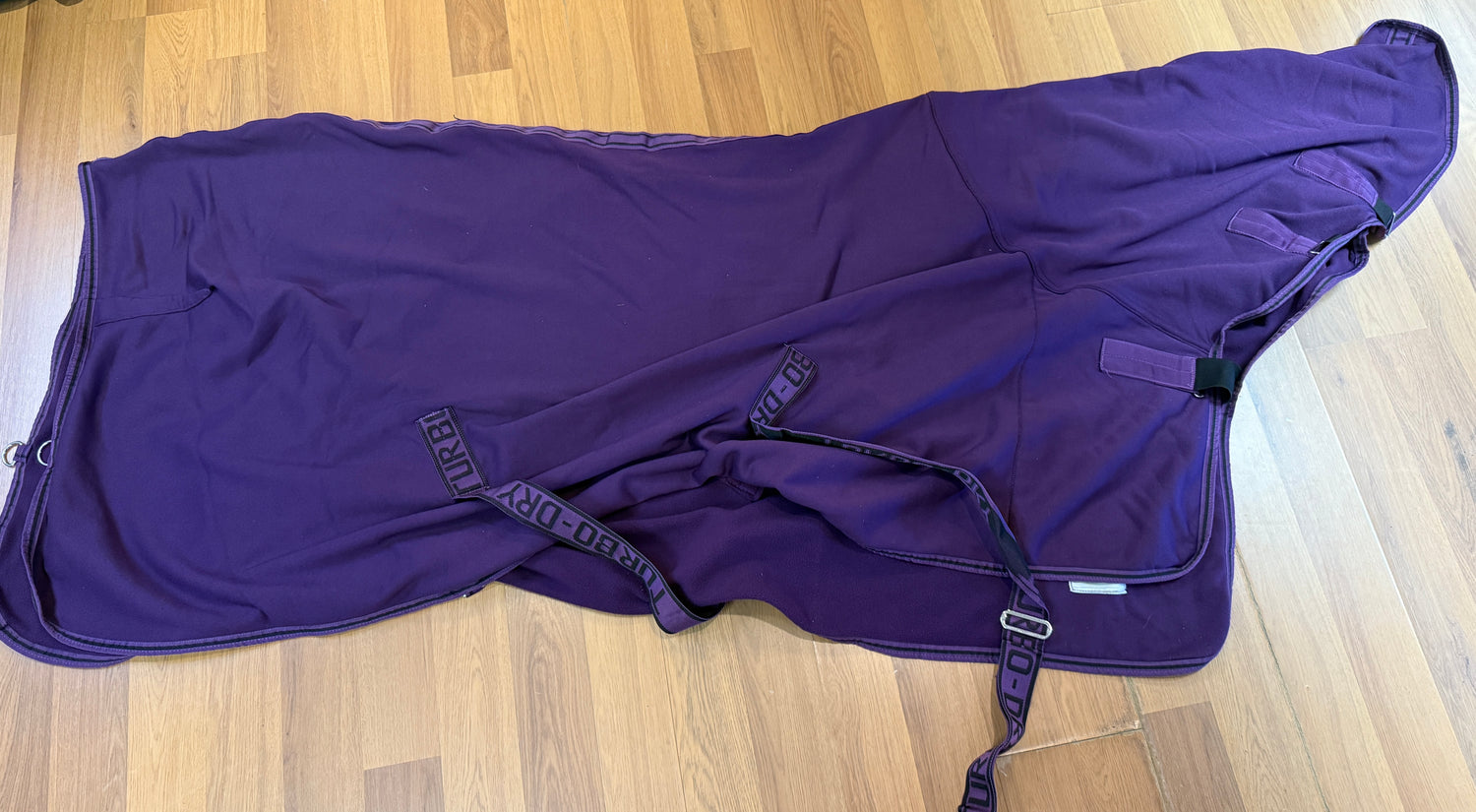 66" -70" Purple Horse Cooler sheet w Neck