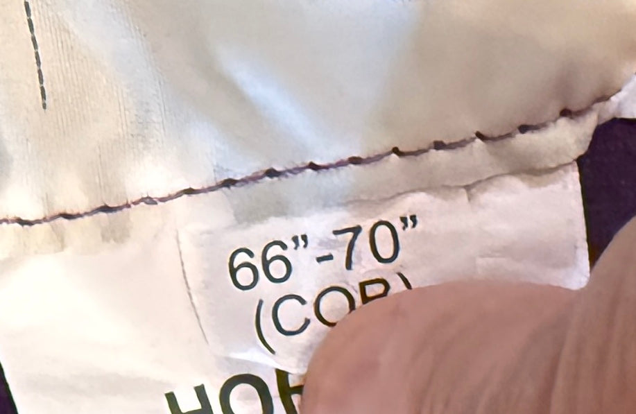 66" -70" Purple Horse Cooler sheet w Neck