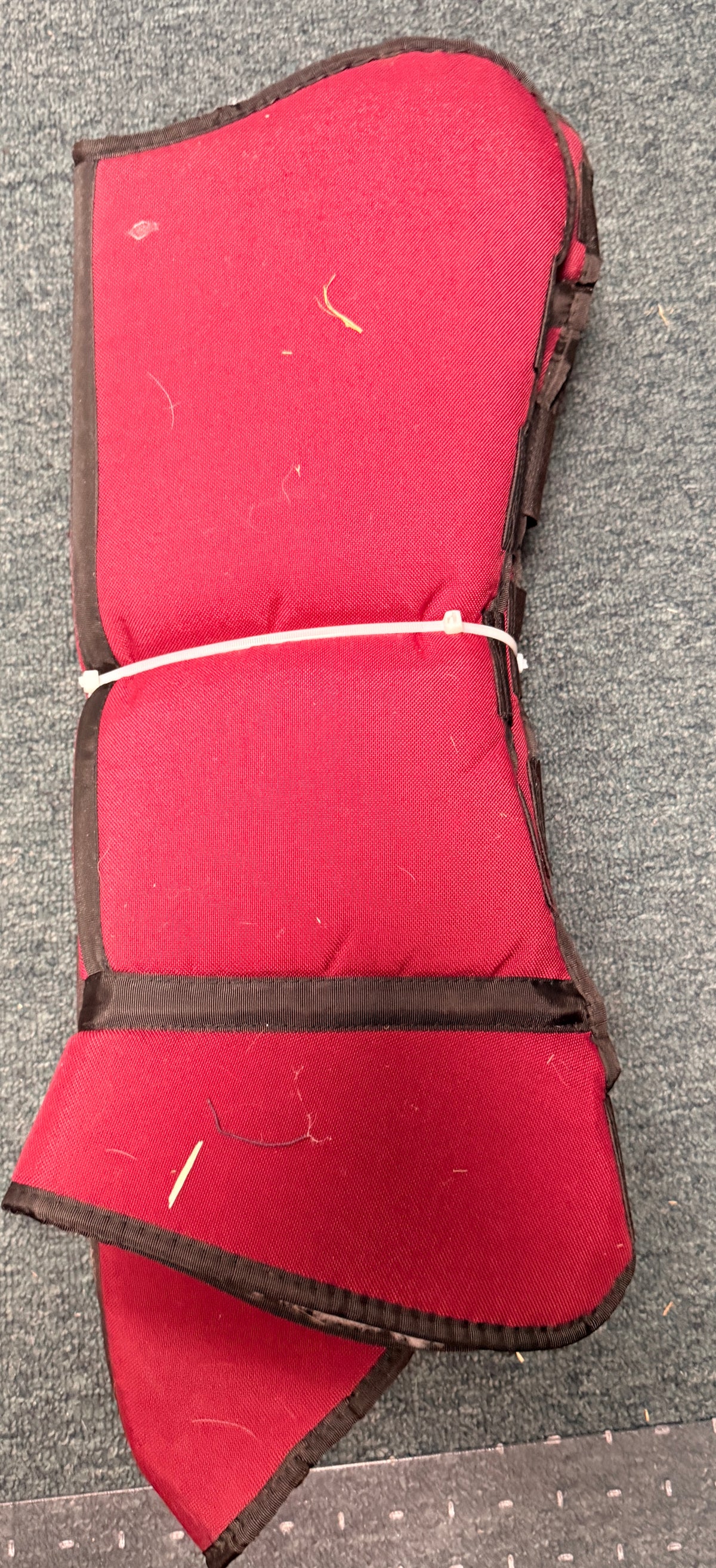 Horse sized shipping boots burgundy