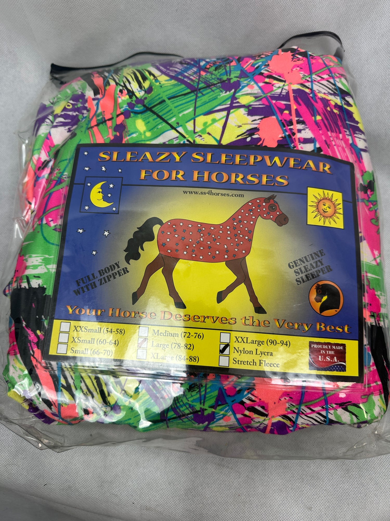 Sleazy Sleepwear for horses - Full Body Size 78-82