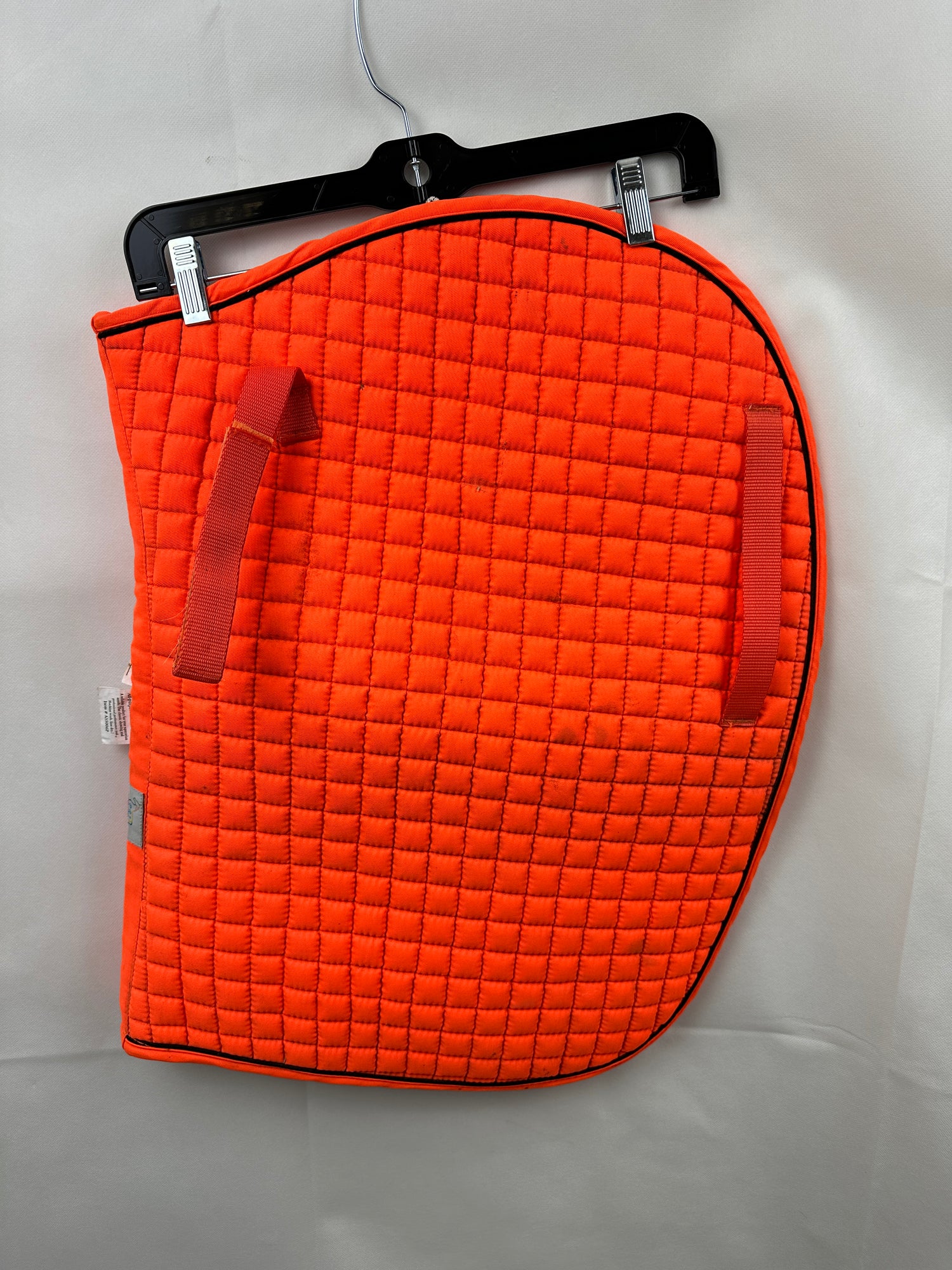 Blaze Orange English Saddle pad