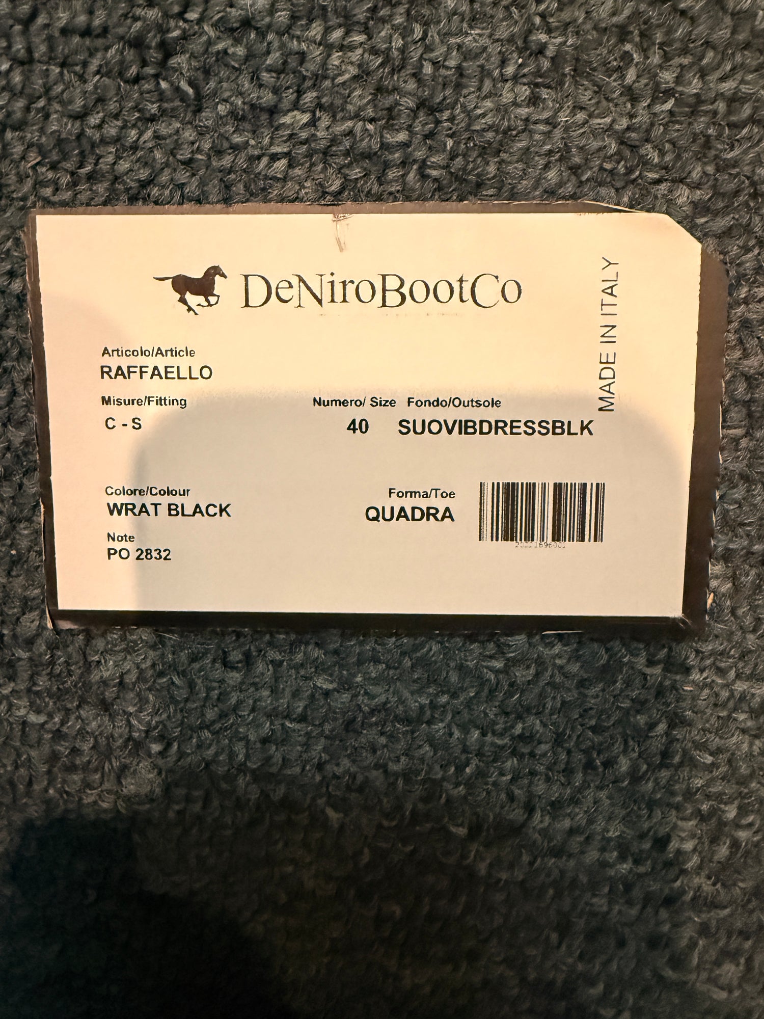 9 Women's 7.5 Men's DeNiro Dressage Boots