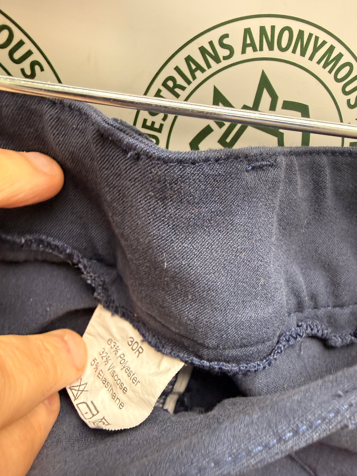 30R Women's Piper Navy full seat breech