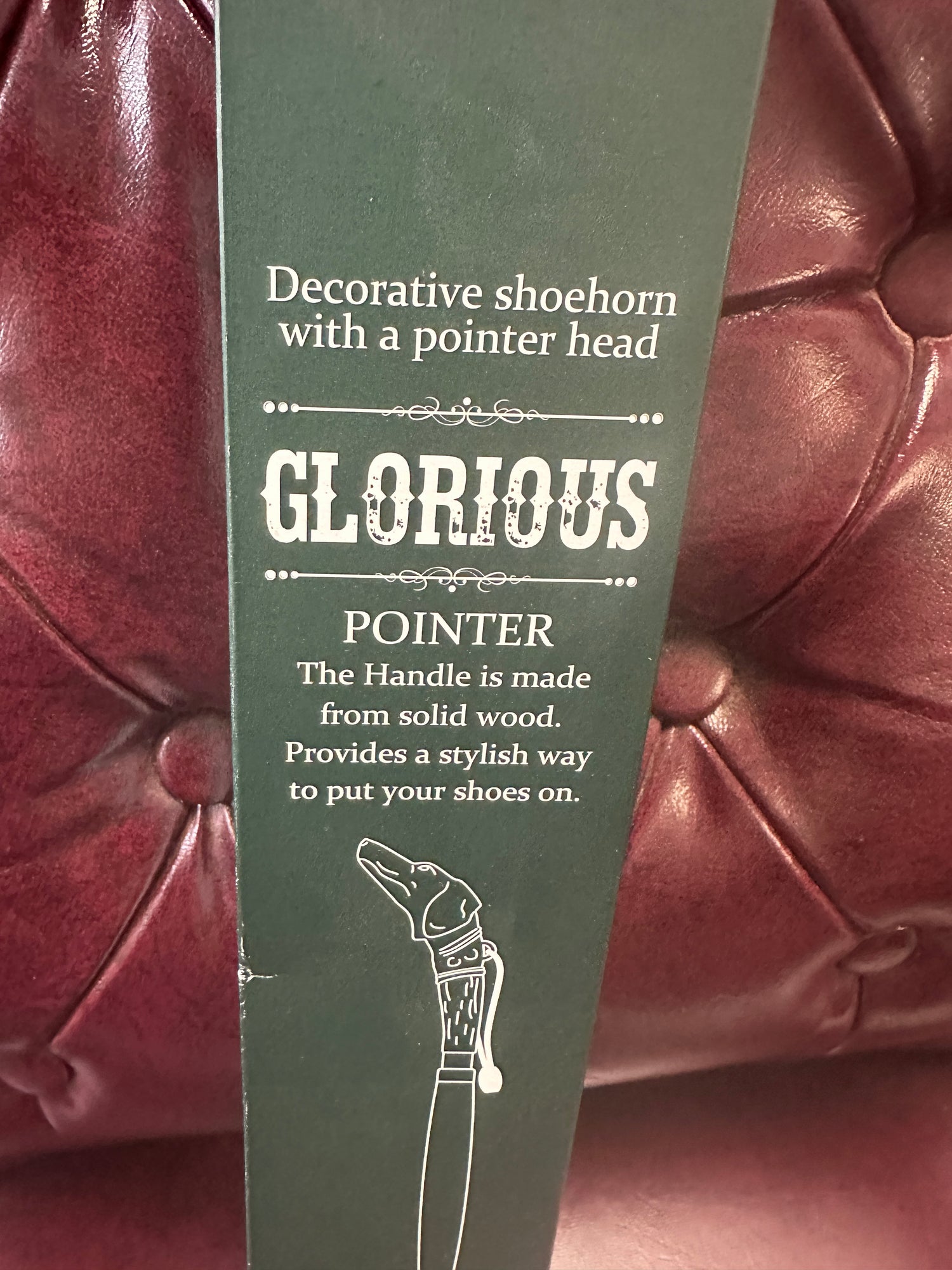 Glorious Pointer Long Handle Shoe Horn