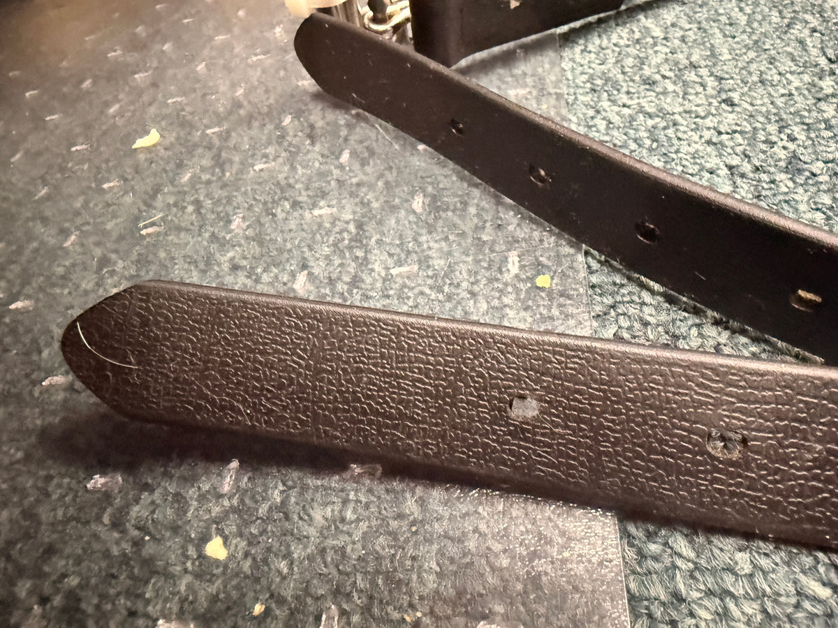 54" Stirrup leathers 1" black