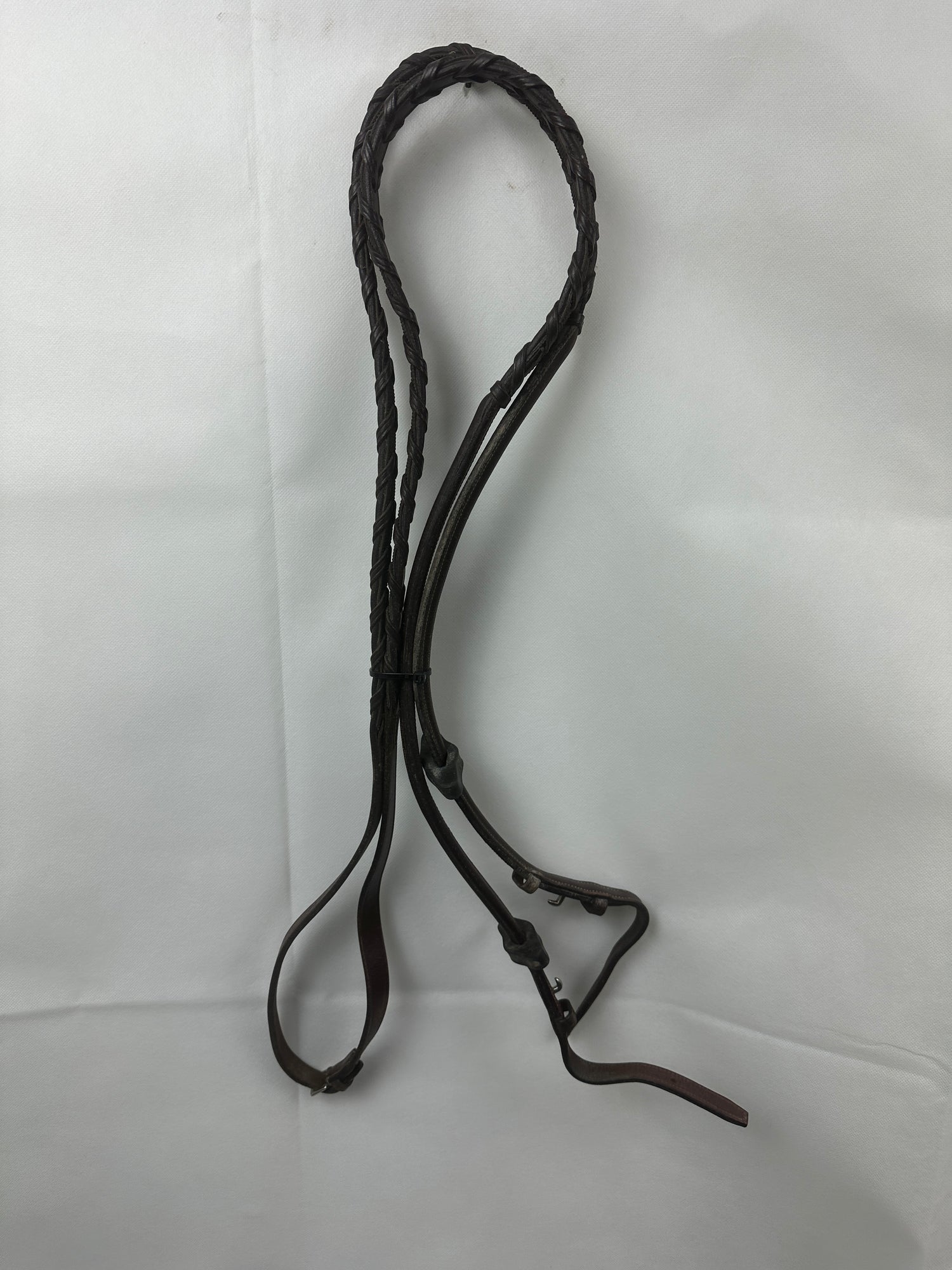 Harwich laced leather reins