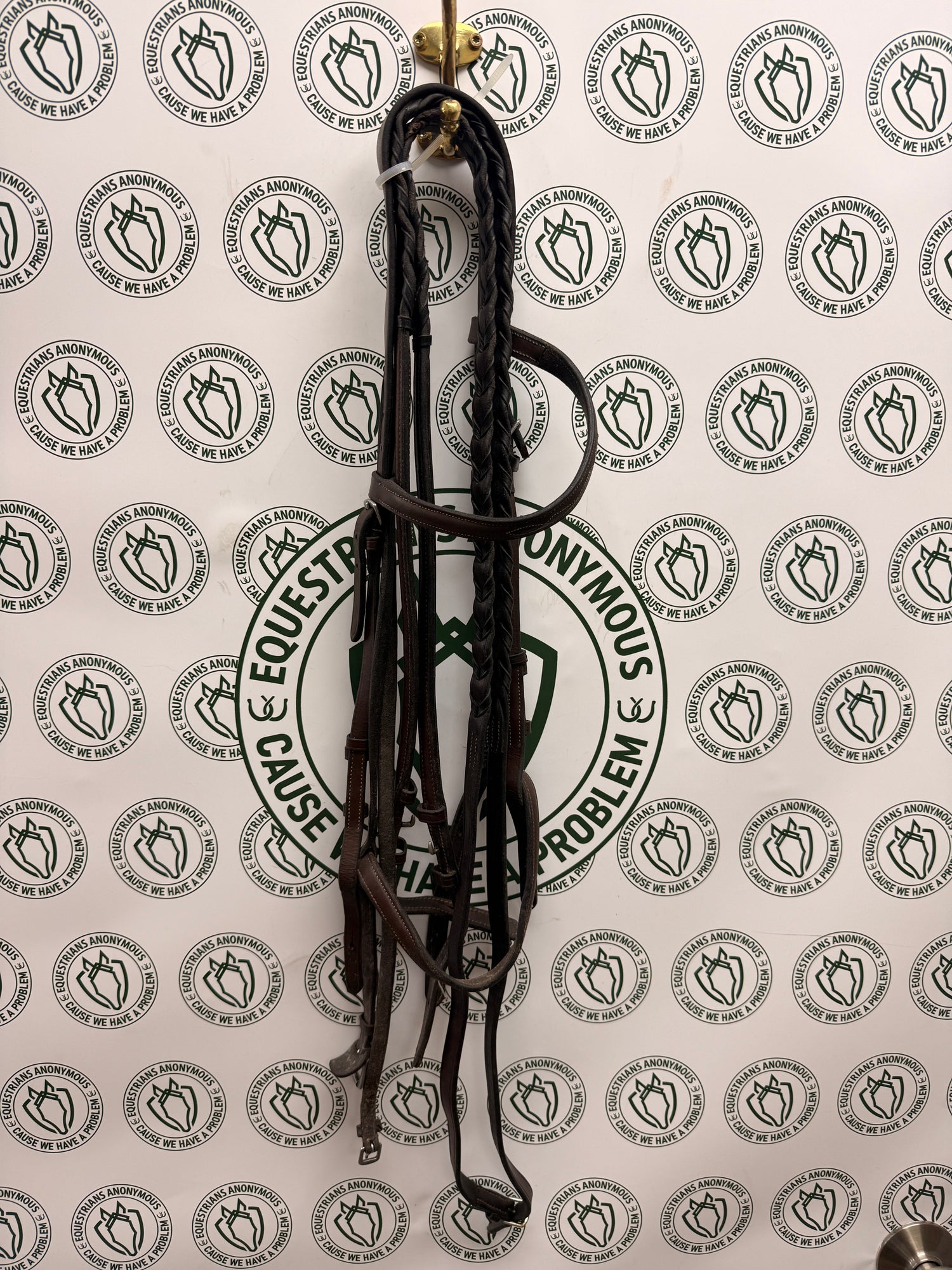Cob Havana Brown leather Bridle with Reins
