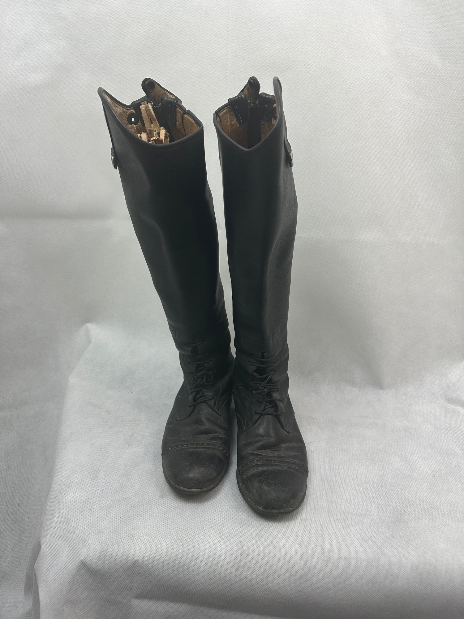 Women's Custom Tall Boots Black Size 7.5