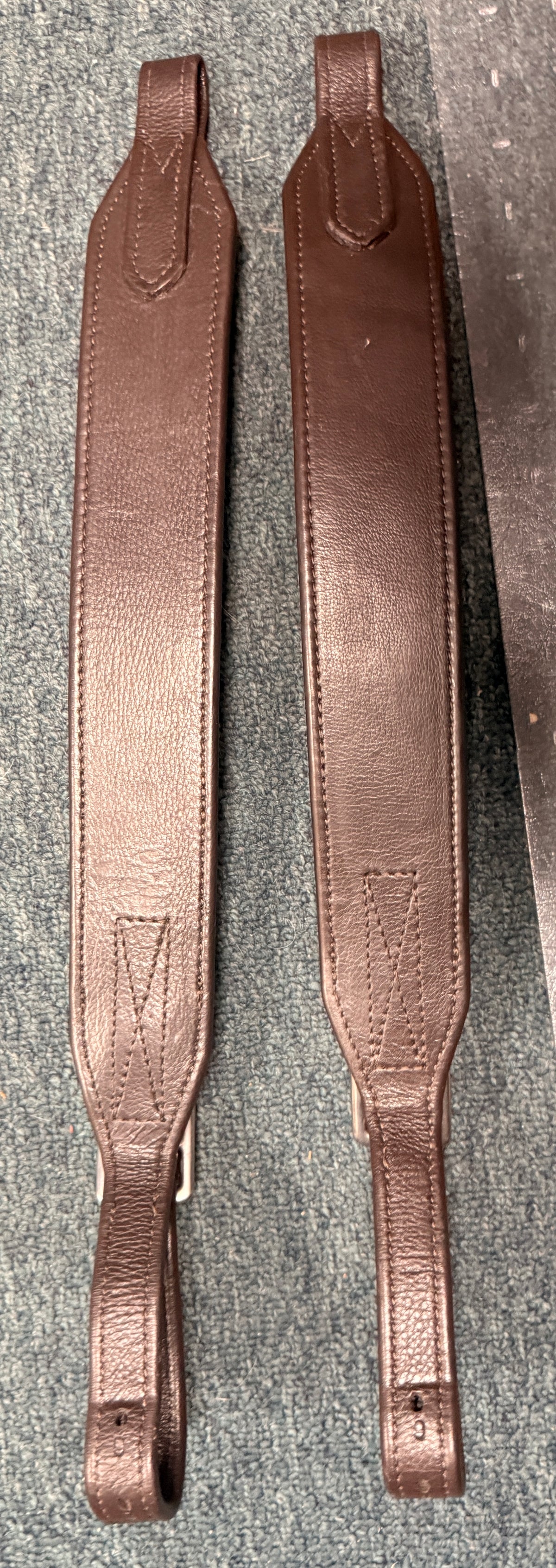 SLIM STABILITY STIRRUP LEATHERS Small Brown by Total Saddle Fit