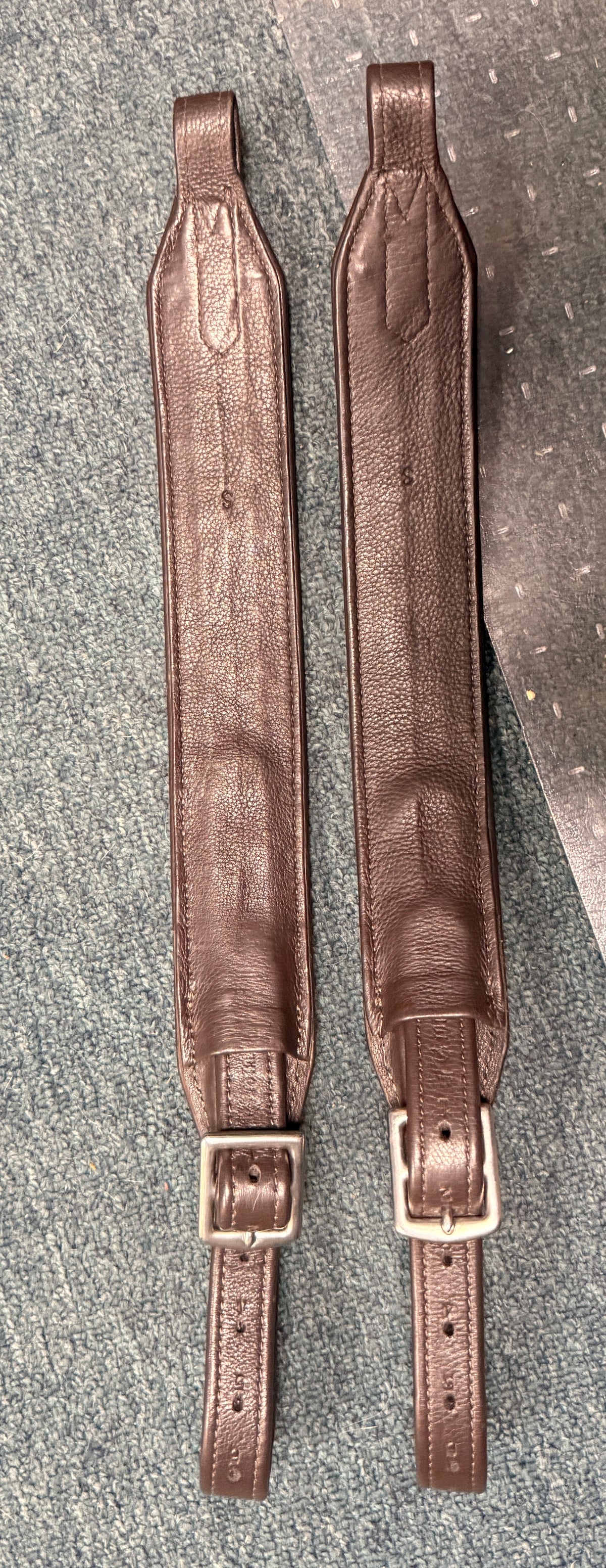 SLIM STABILITY STIRRUP LEATHERS Small Brown by Total Saddle Fit