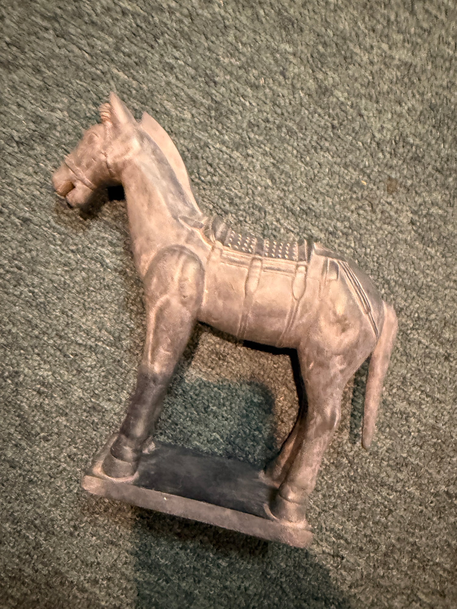 9" horse sculpture
