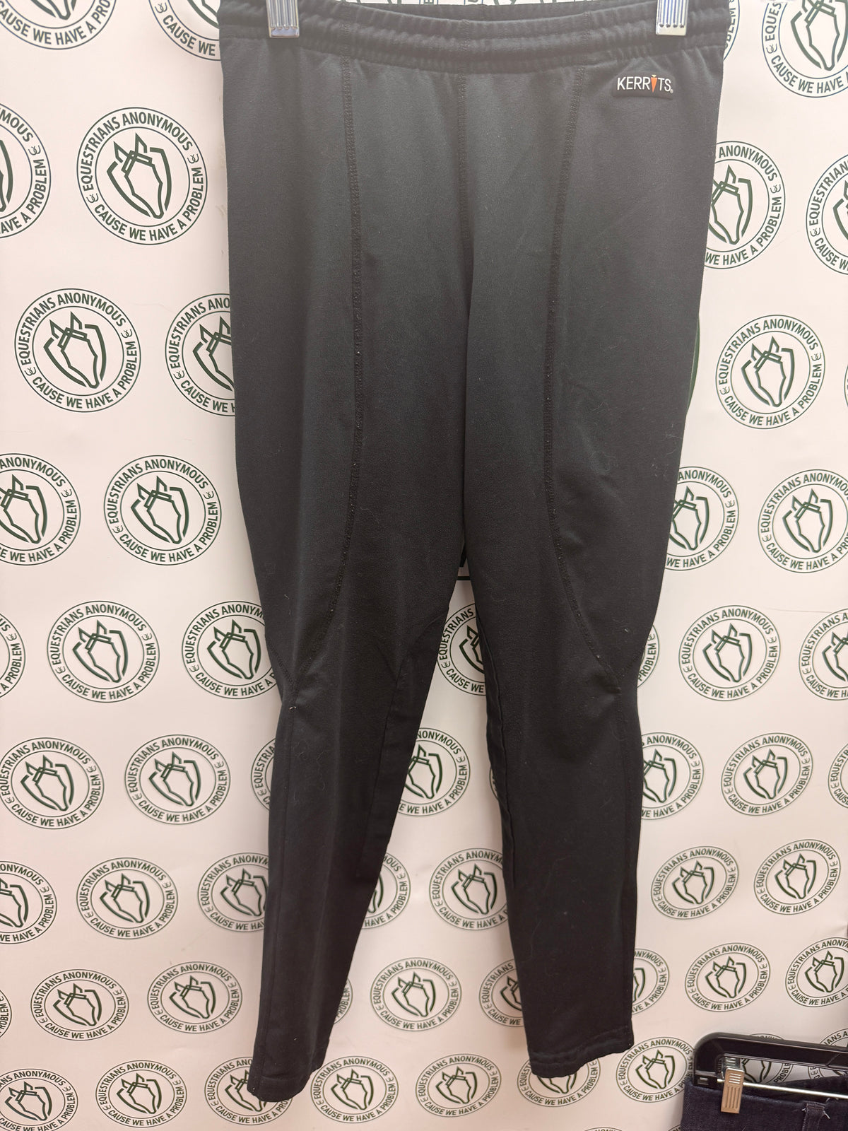 L Child Kerrits black pull on tights