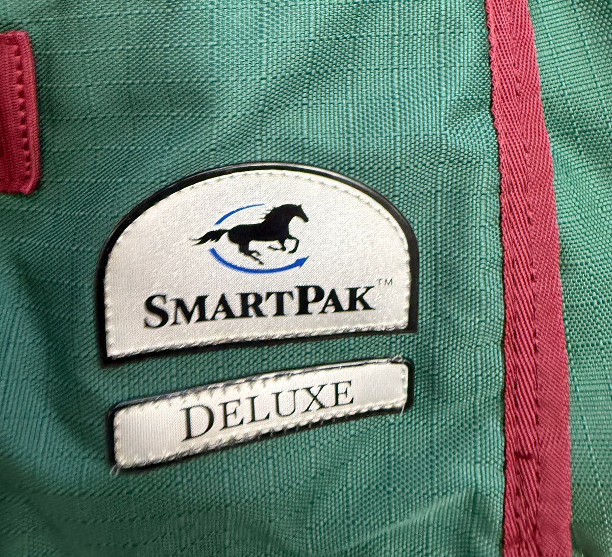 69" Smartpak Deluxe standard Turn out Med Weight Green Maroon edge