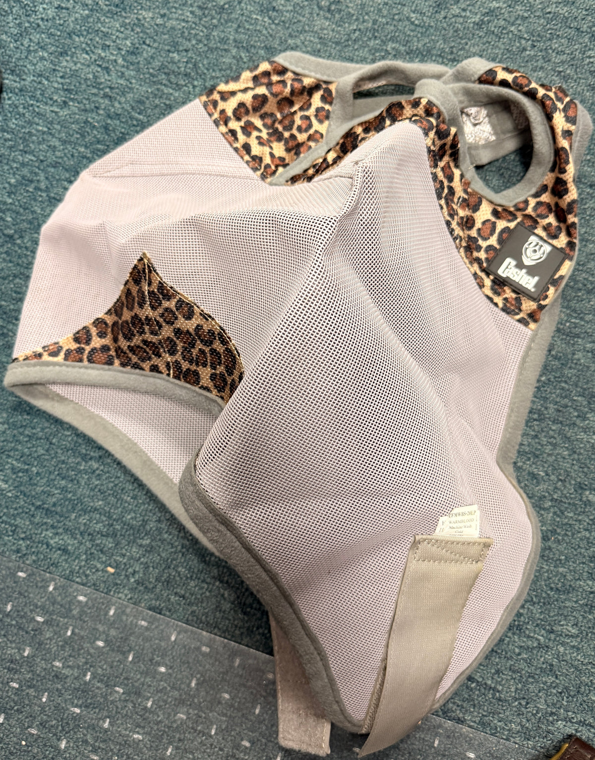 Warm Blood Cashel Fly mask Leopard print