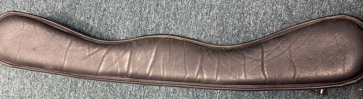 24" Black Leather Nunn Finer Dressage Girth